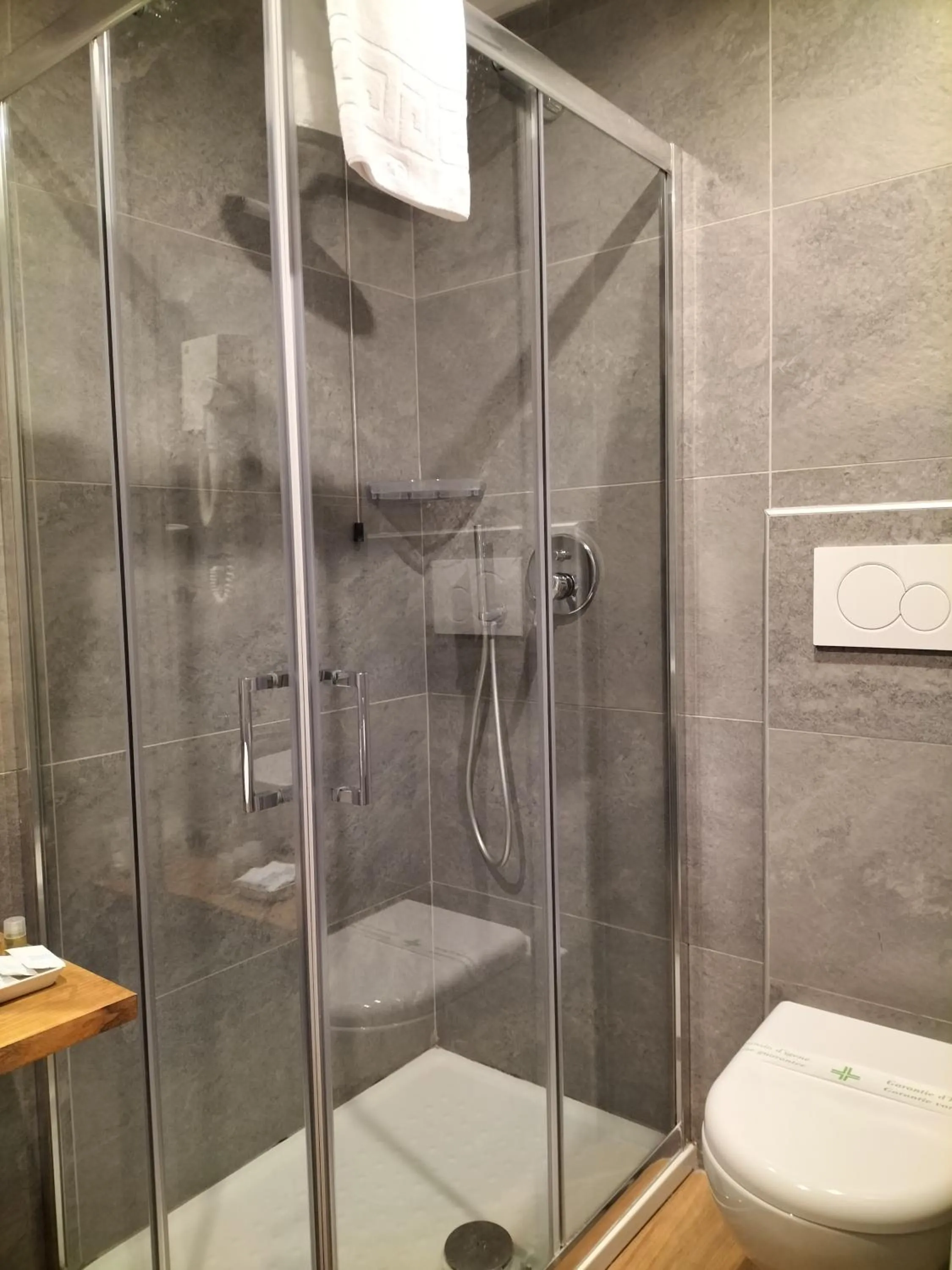 Shower in Hotel Camilla Firenze