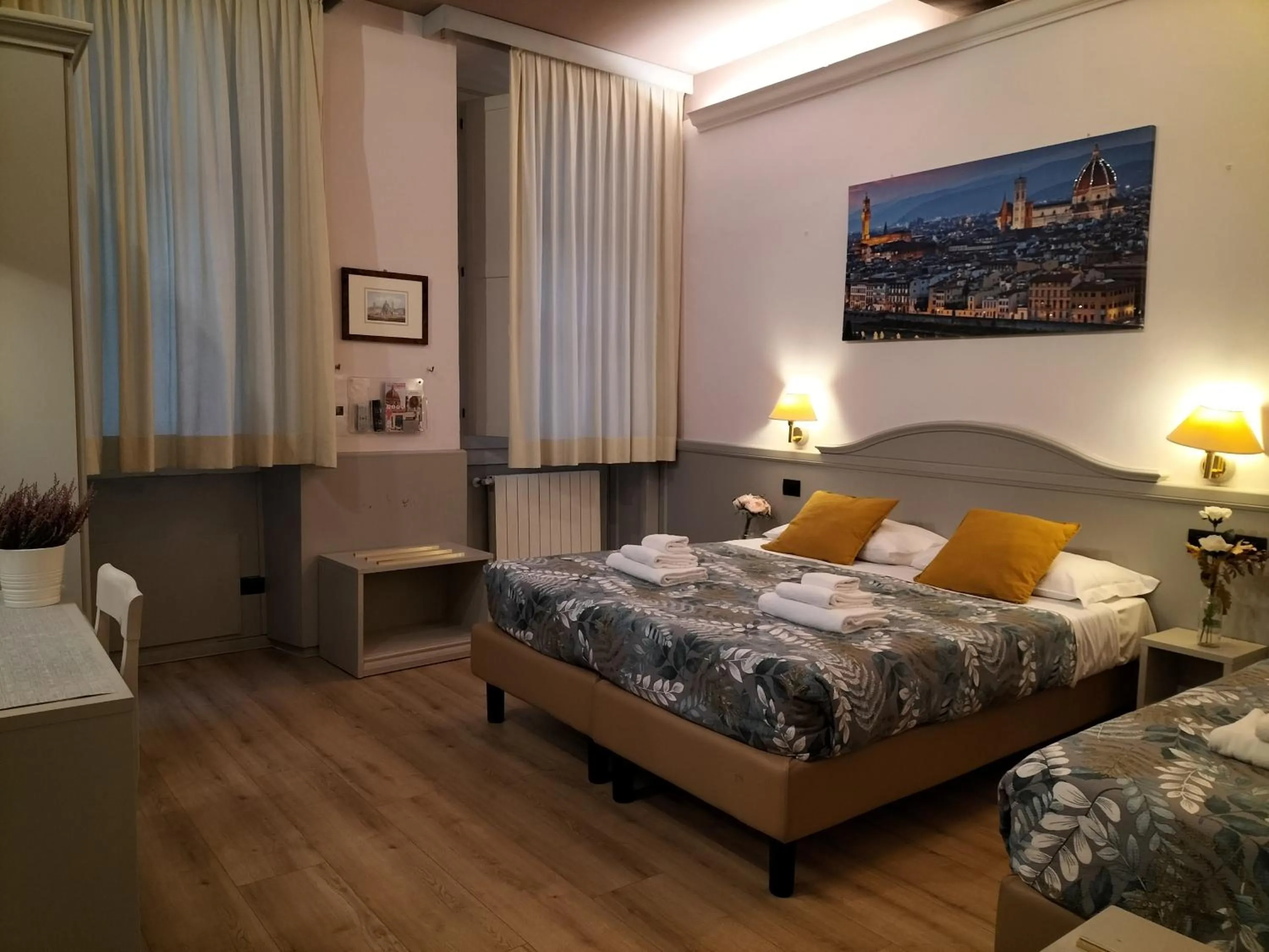 Bed in Hotel Camilla Firenze