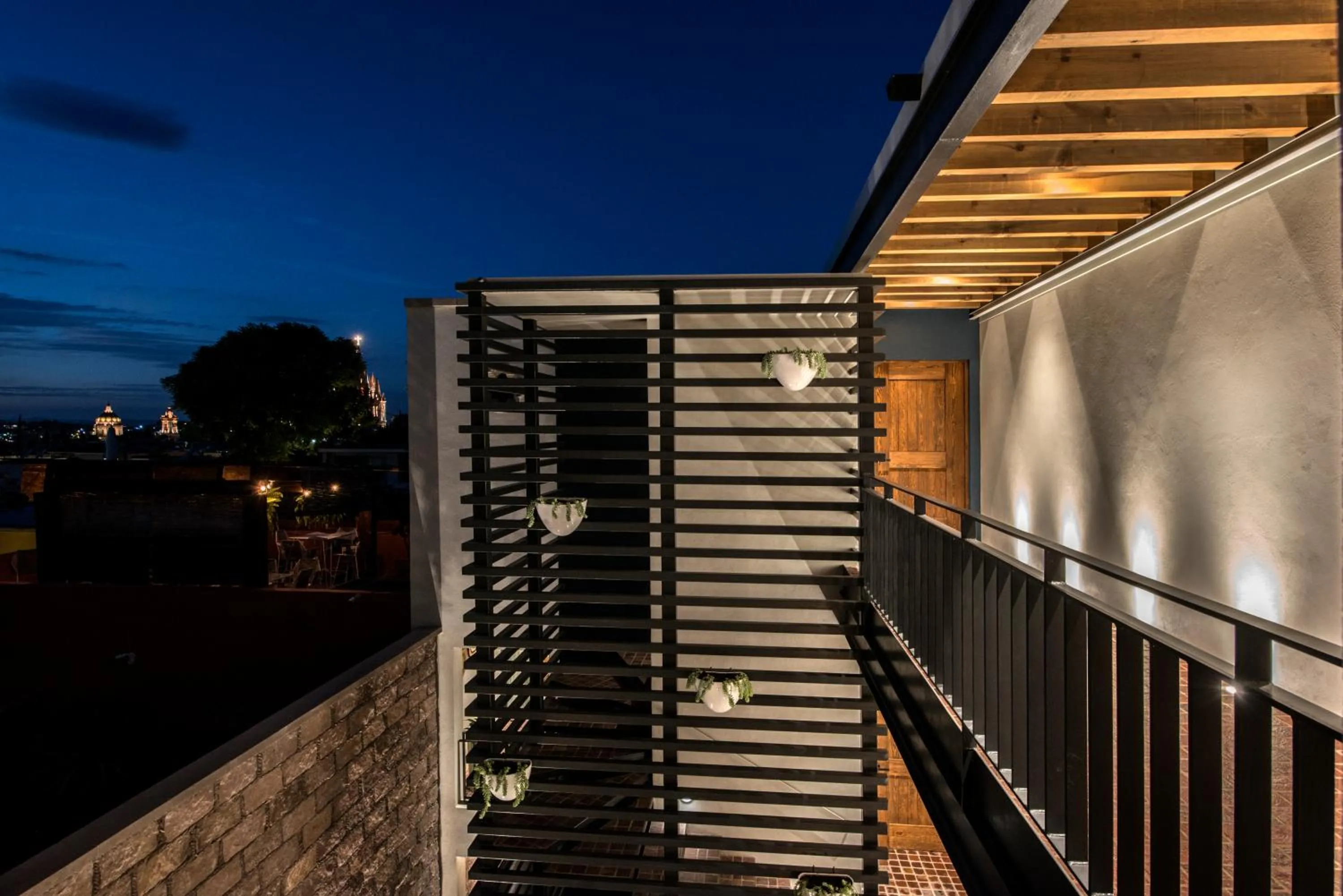 Bird's eye view in Casa Cien Hilos