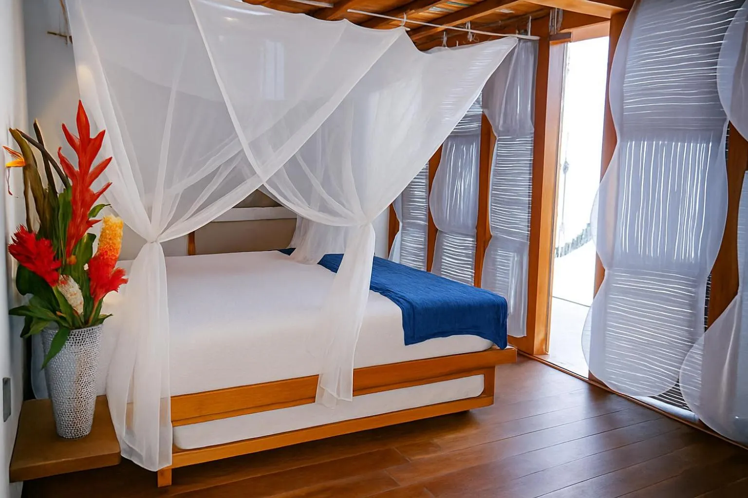 Bed in RCH LUXURY HOTEL & POOL