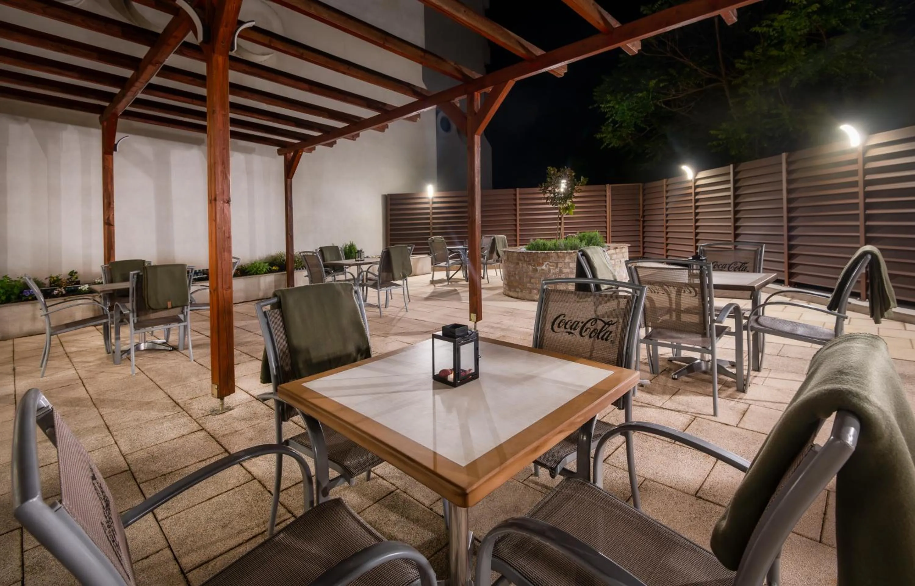 Patio in Hunguest Hotel Gyula