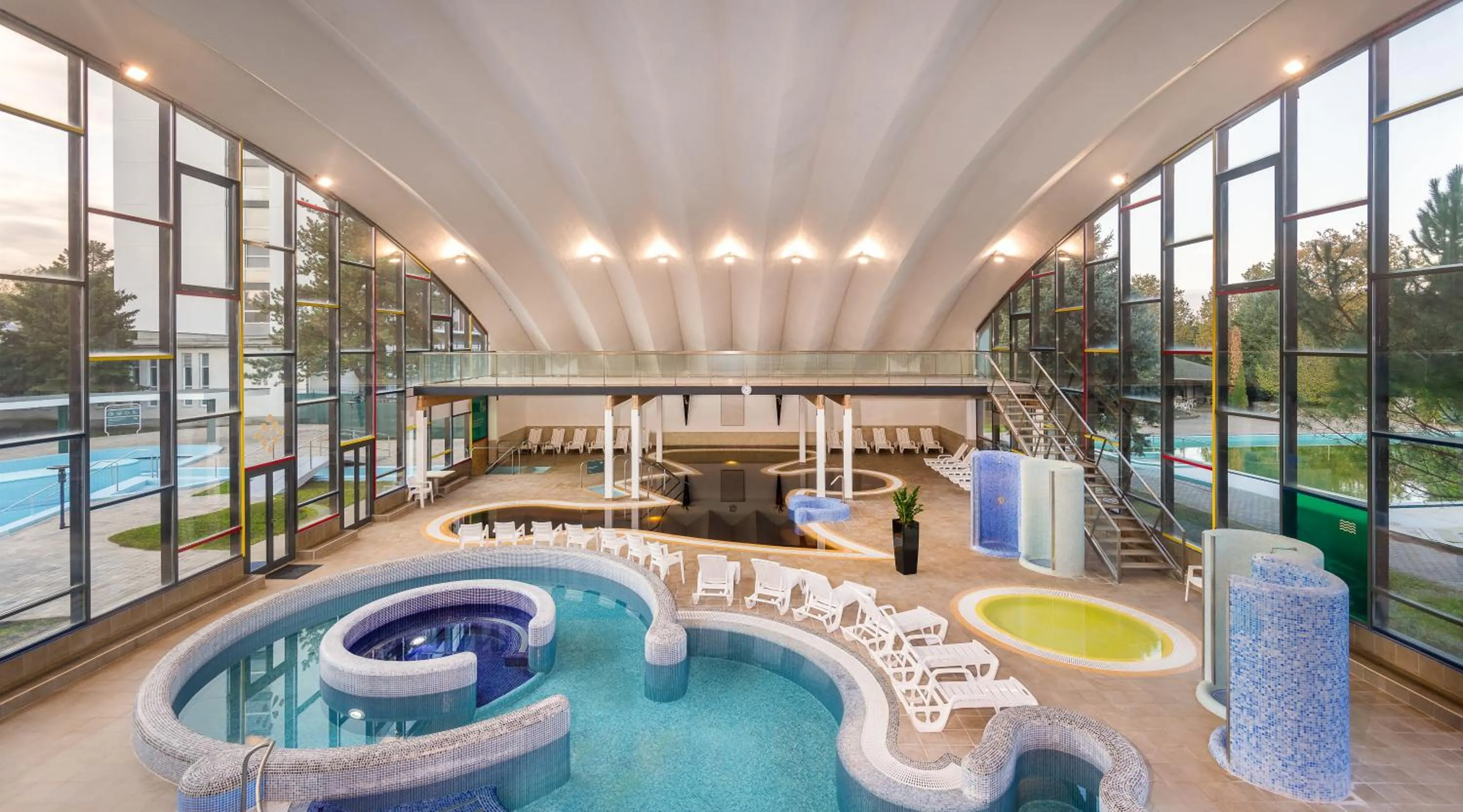 Swimming pool in Hunguest Hotel Béke