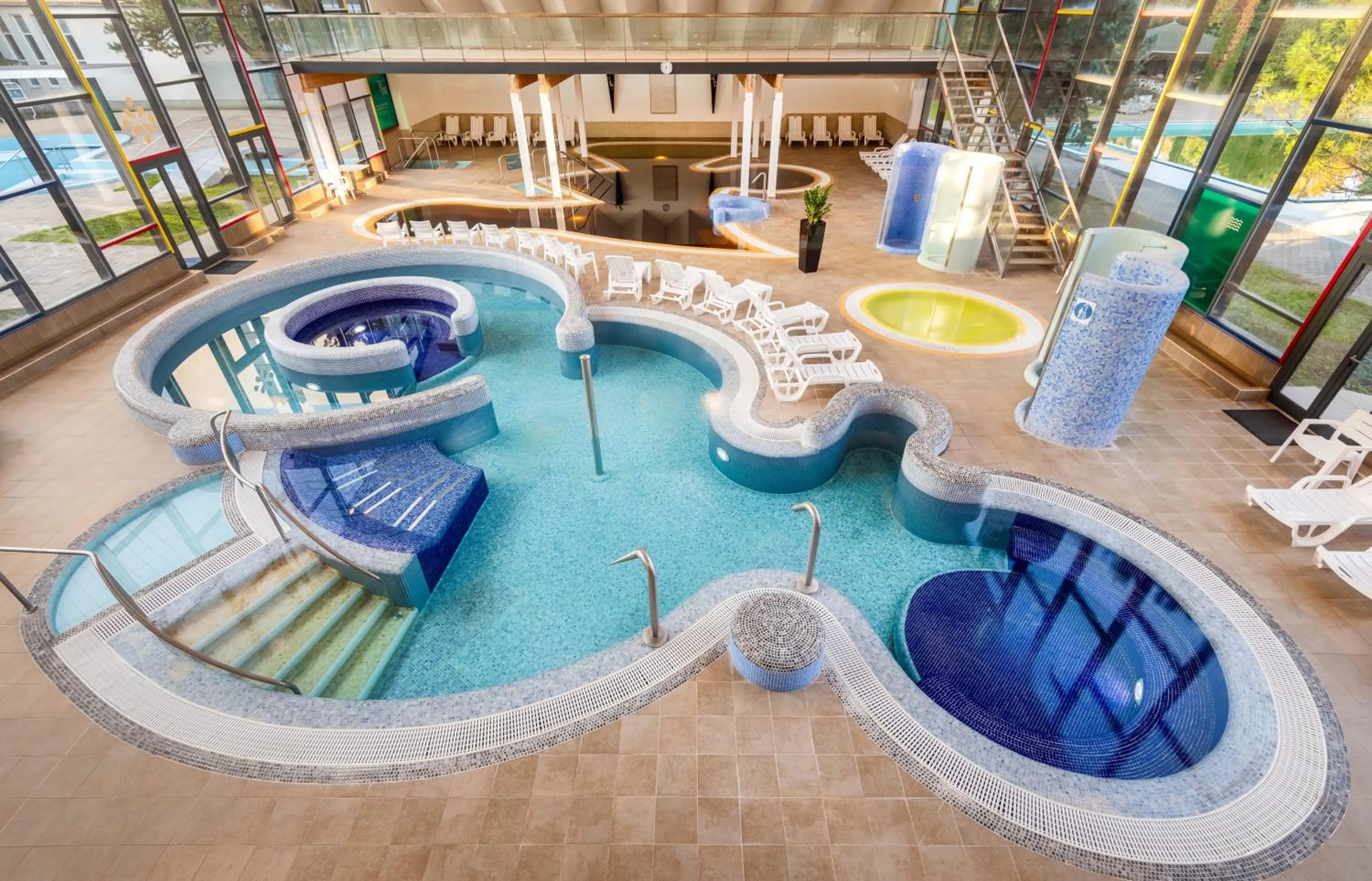 Swimming pool in Hunguest Hotel Béke