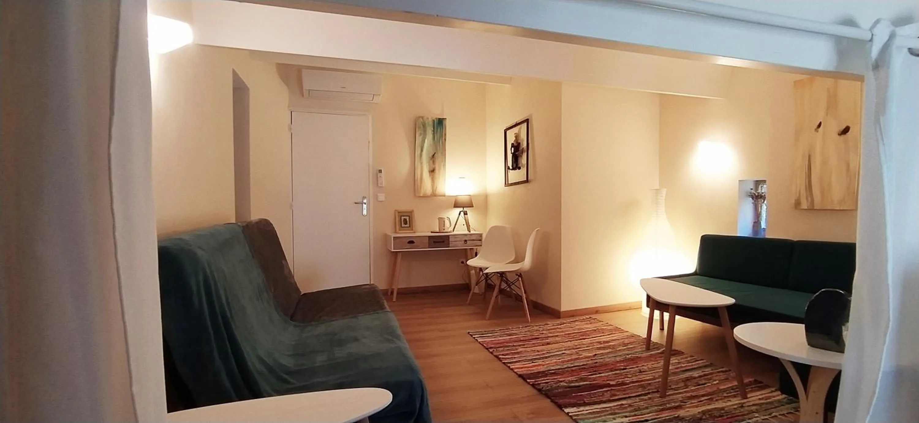 Living room in Au bord du verdus