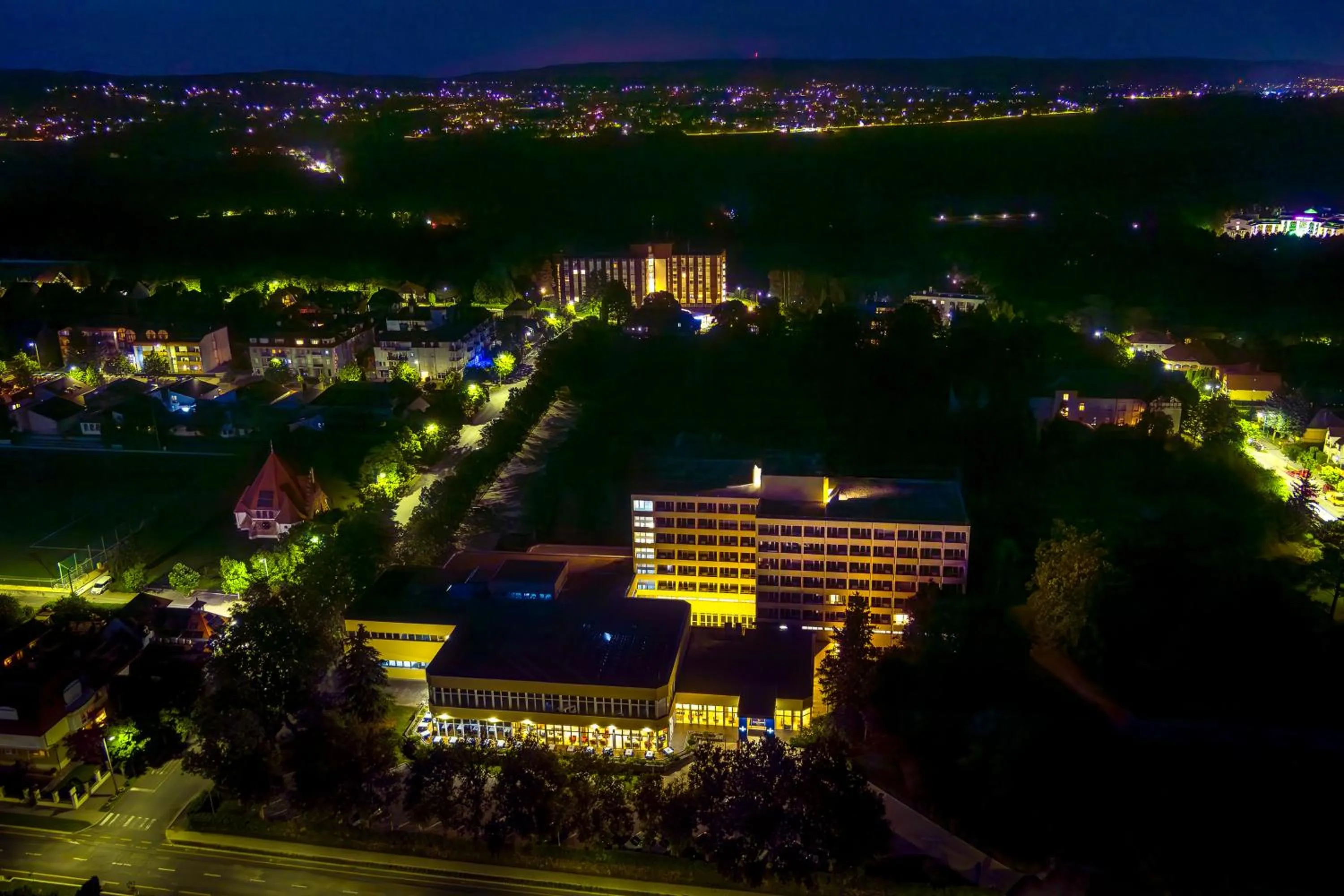 Bird's eye view in Hunguest Helios Hévíz