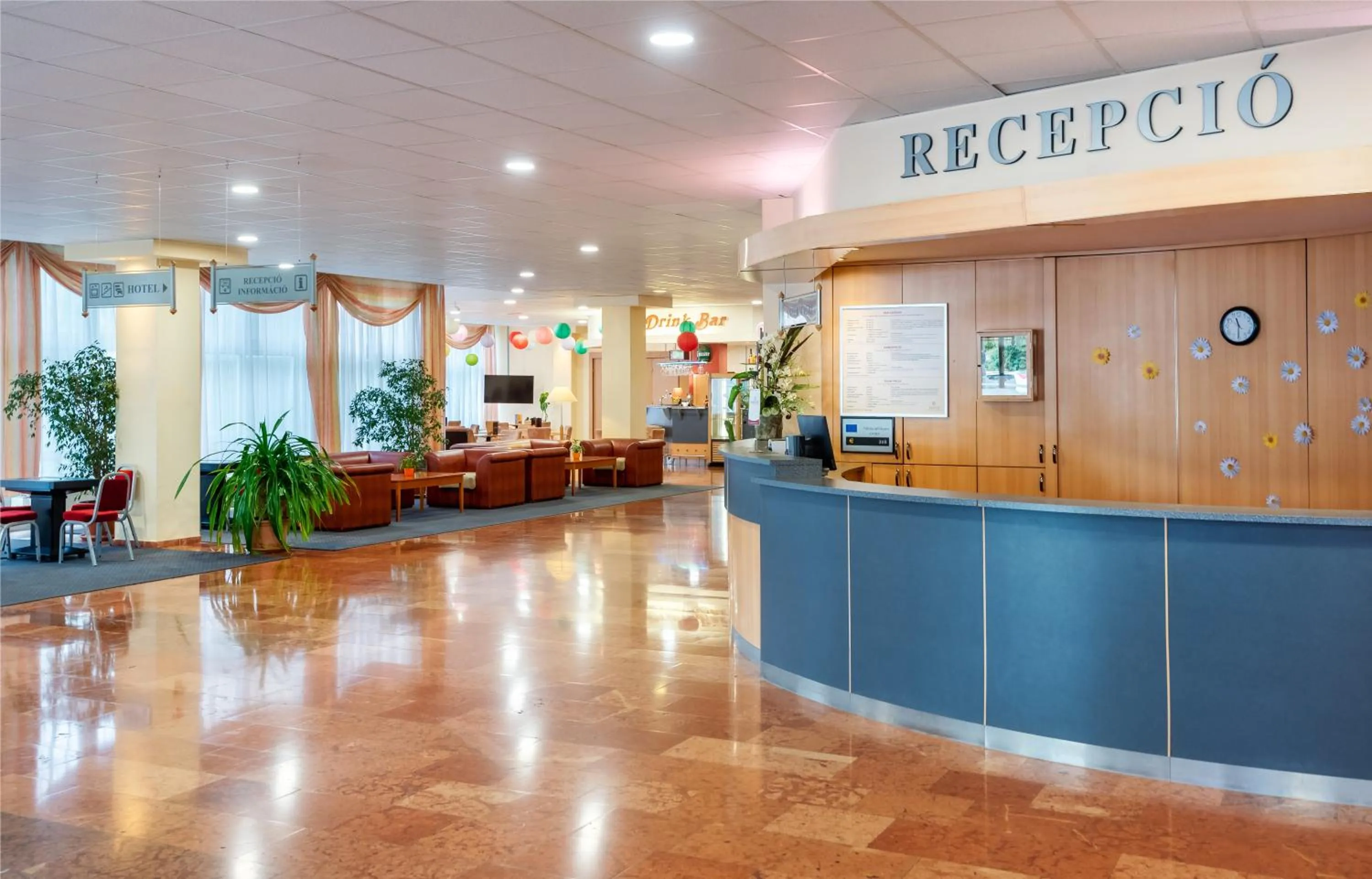 Lobby or reception in Hunguest Hotel Freya