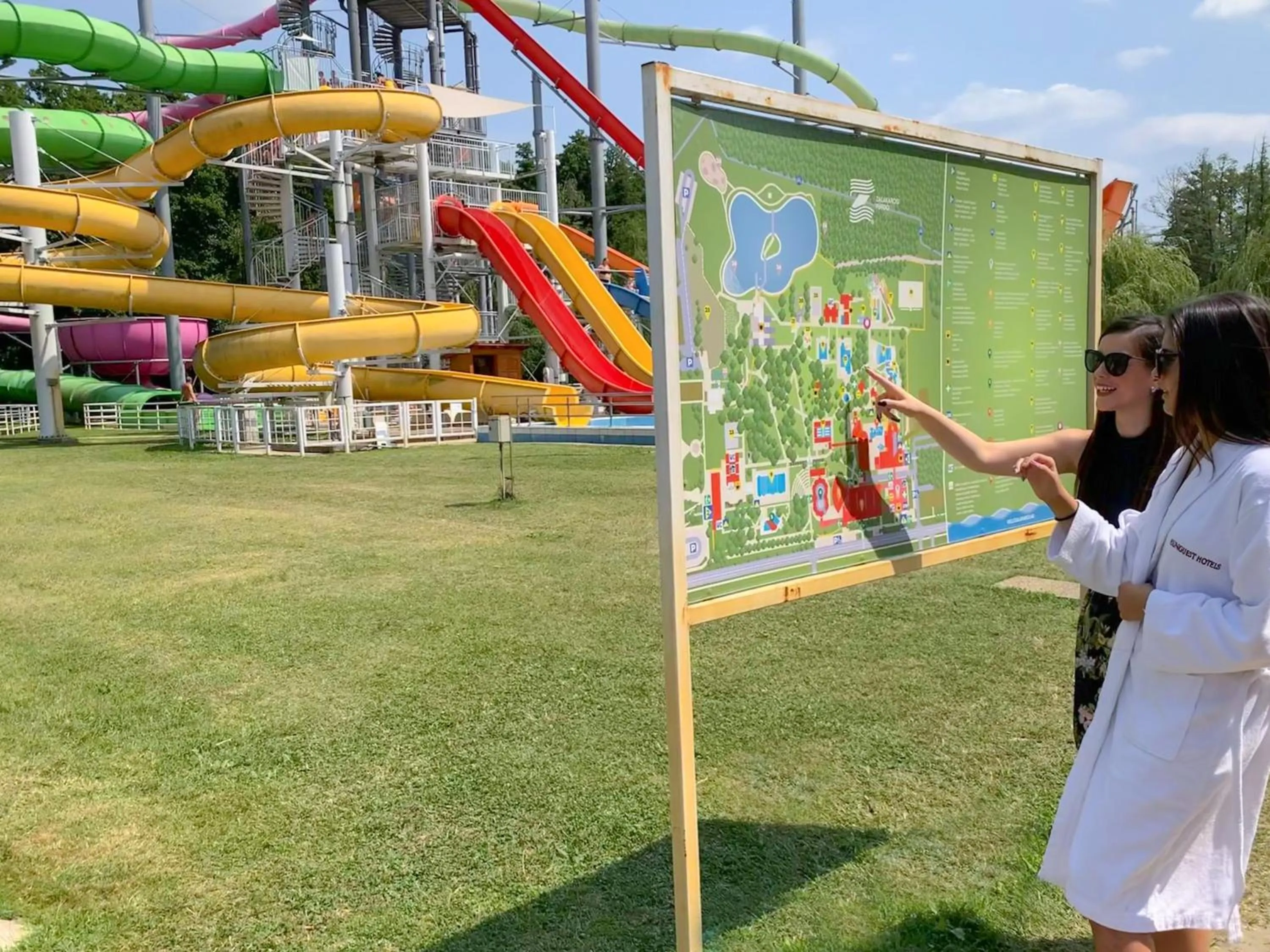 Swimming pool in Hunguest Hotel Freya