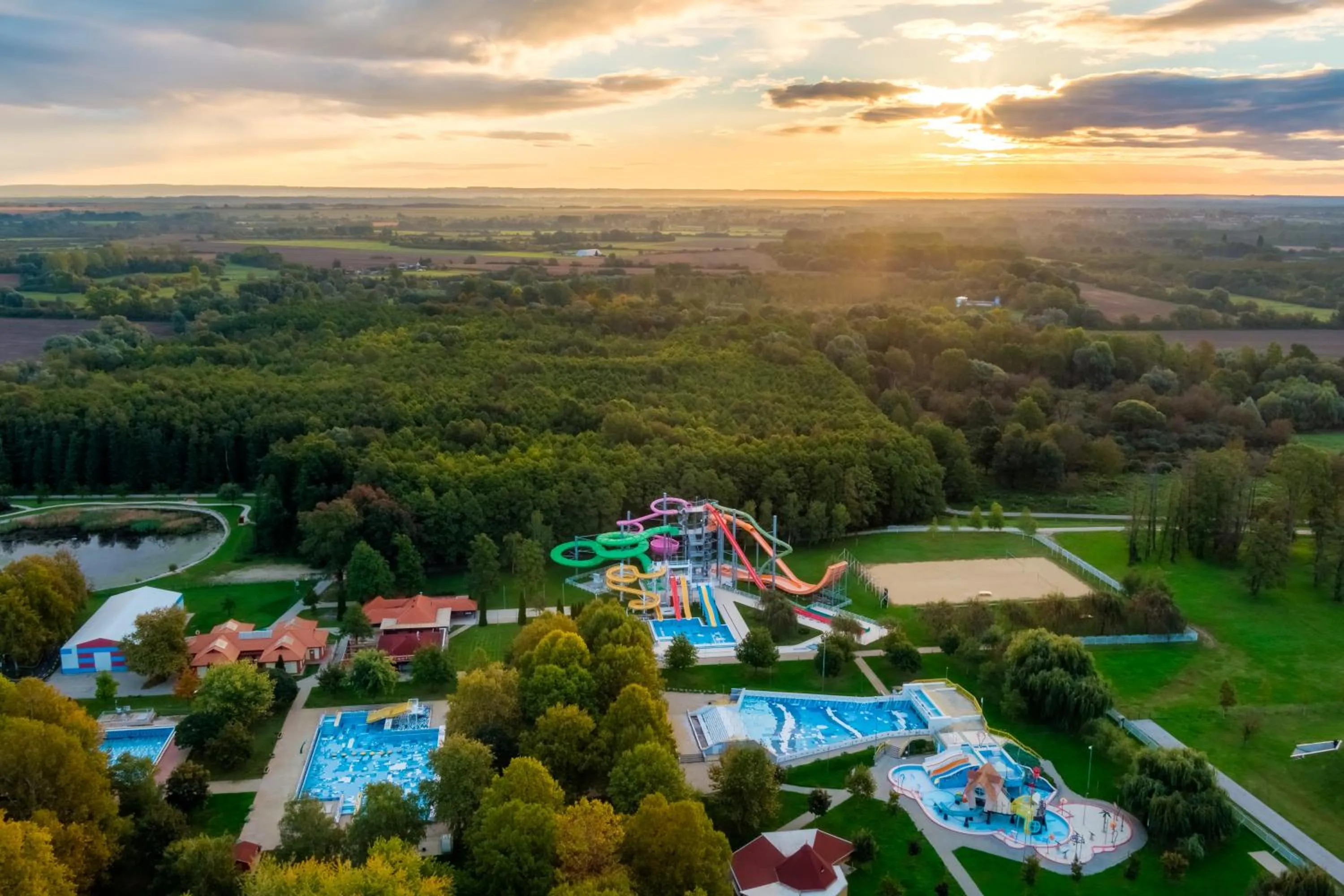 Bird's eye view in Hunguest Hotel Freya