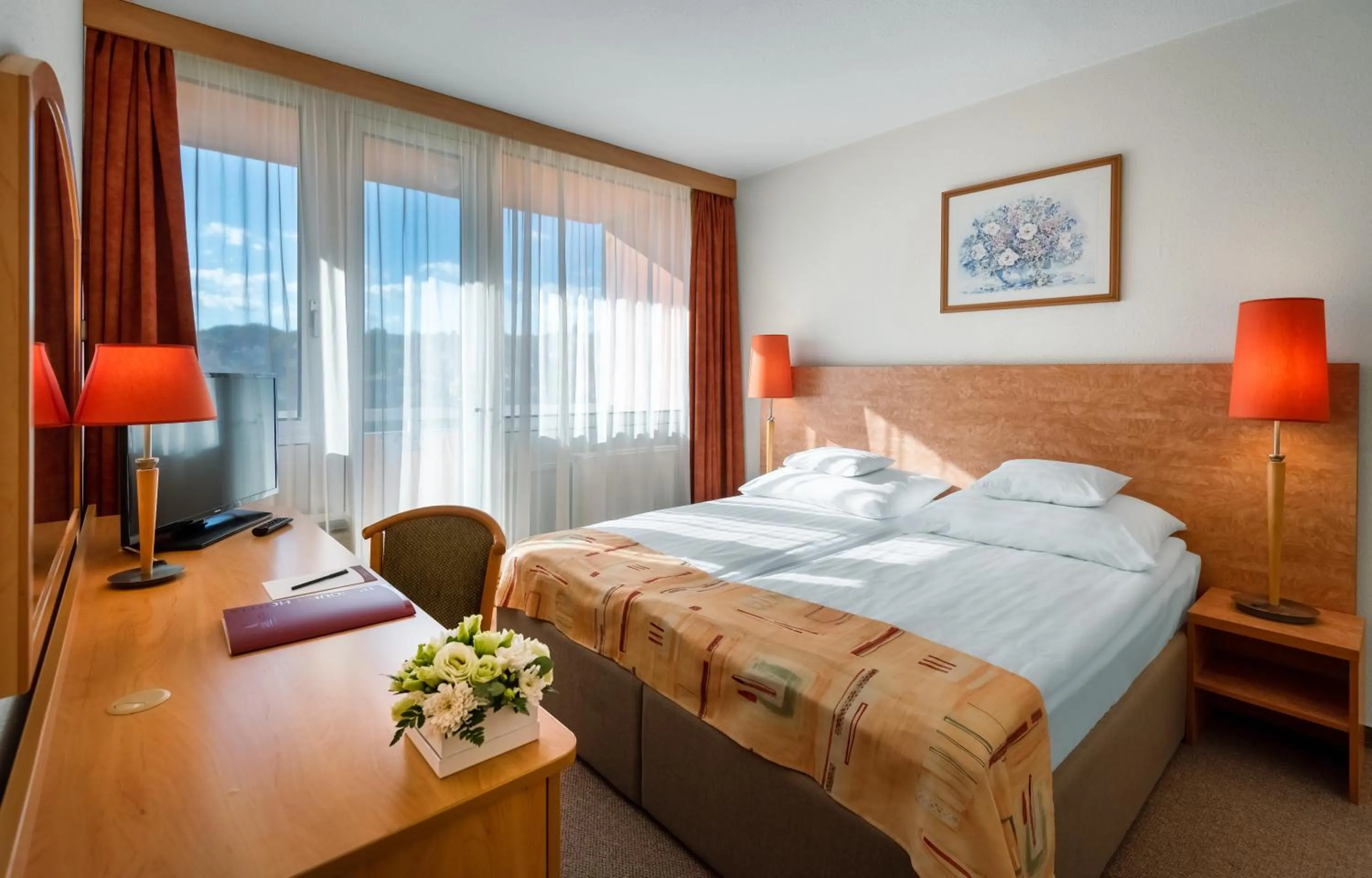 Bed in Hunguest Hotel Freya