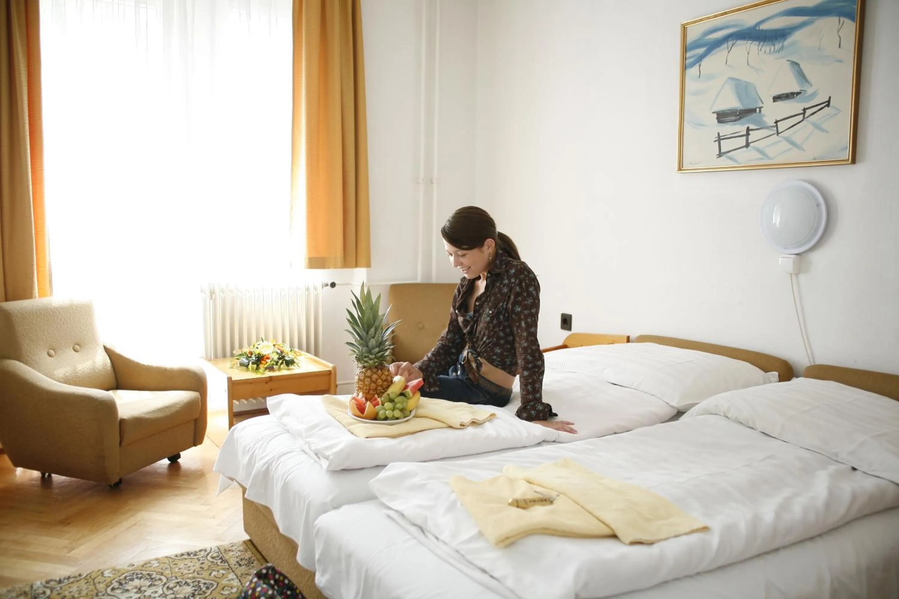 Bed in Hotel Bara Junior