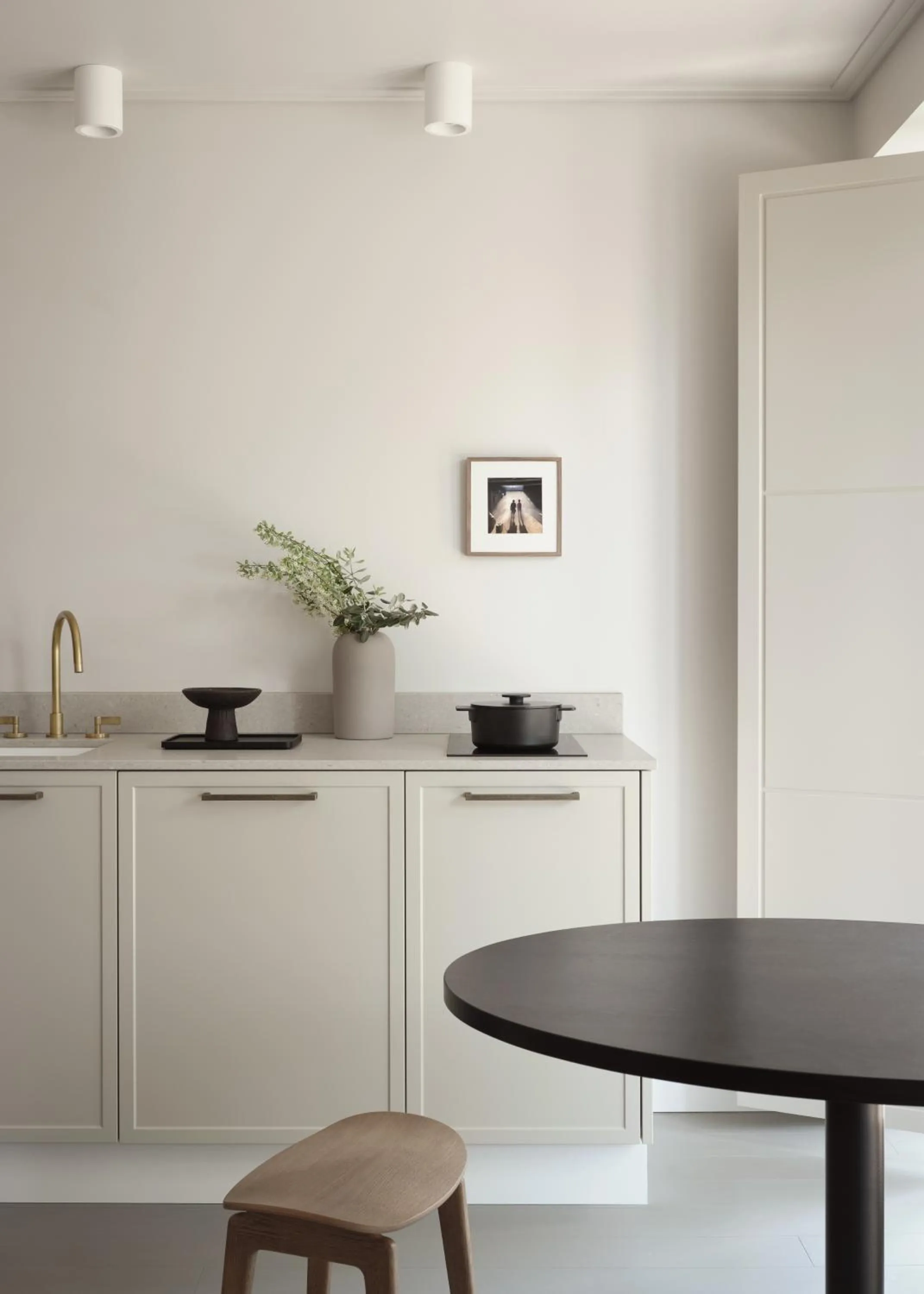 Kitchen or kitchenette in Boutique Hotel Benedict Noordwijk