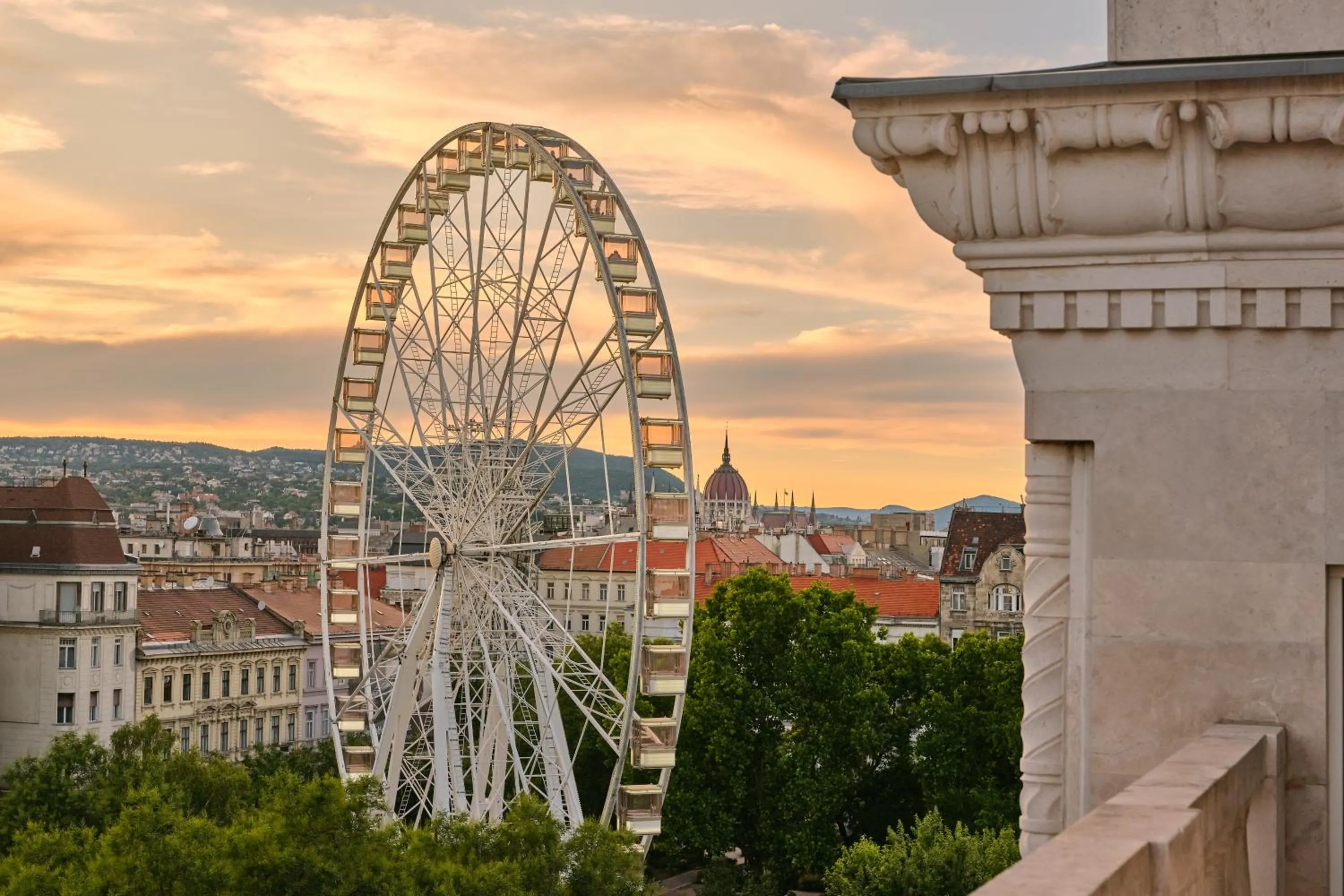 City view in Al Habtoor Palace Budapest, Preferred Hotels & Resorts