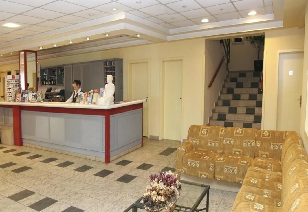 Lobby or reception in Hotel Luna Budapest