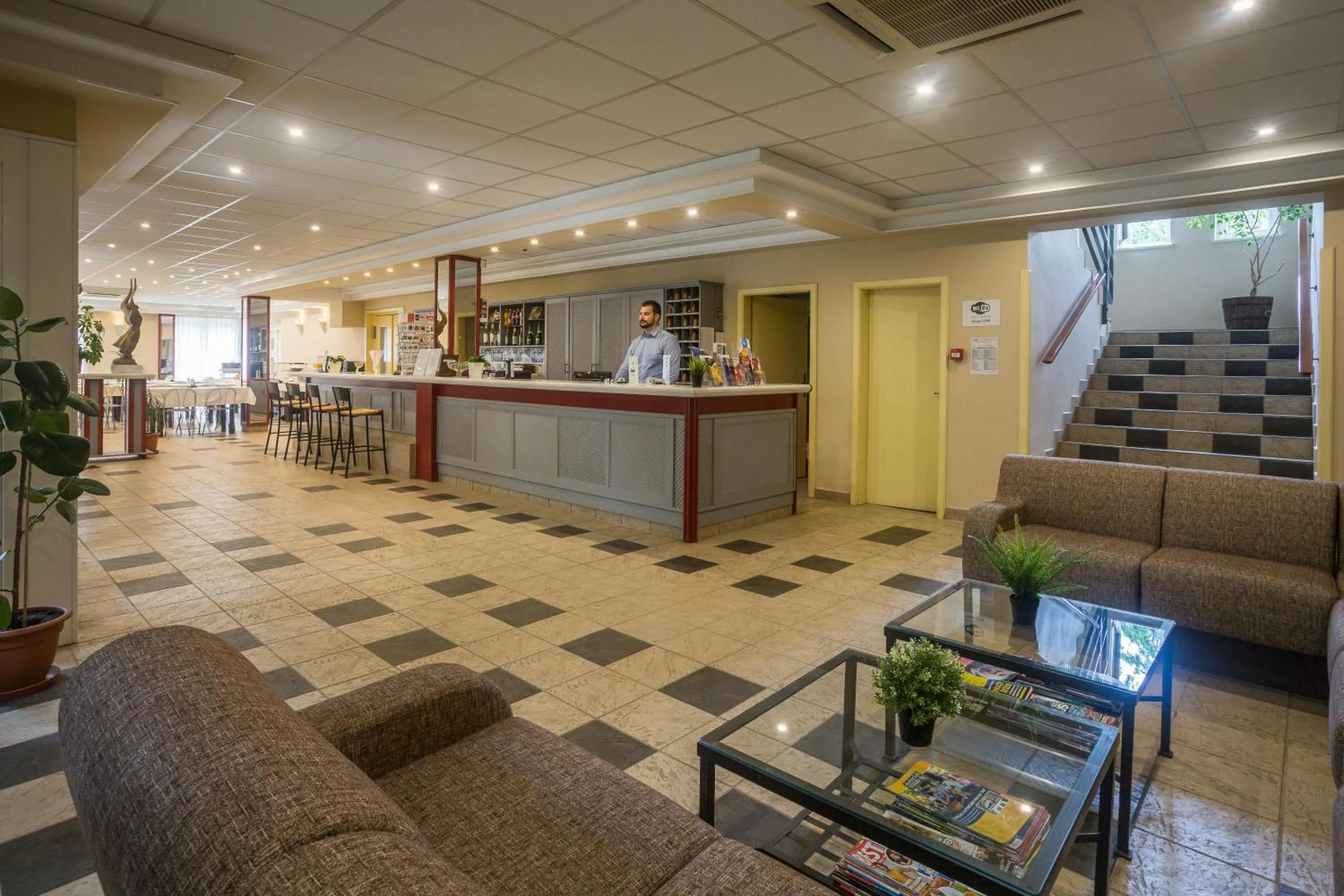 Staff in Hotel Luna Budapest