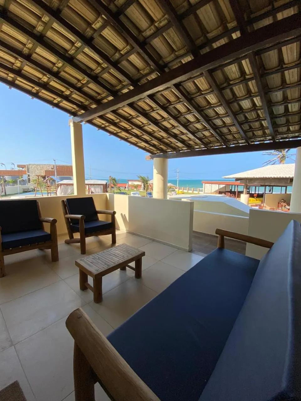 Patio in Sunset Beach Taíba Hotel