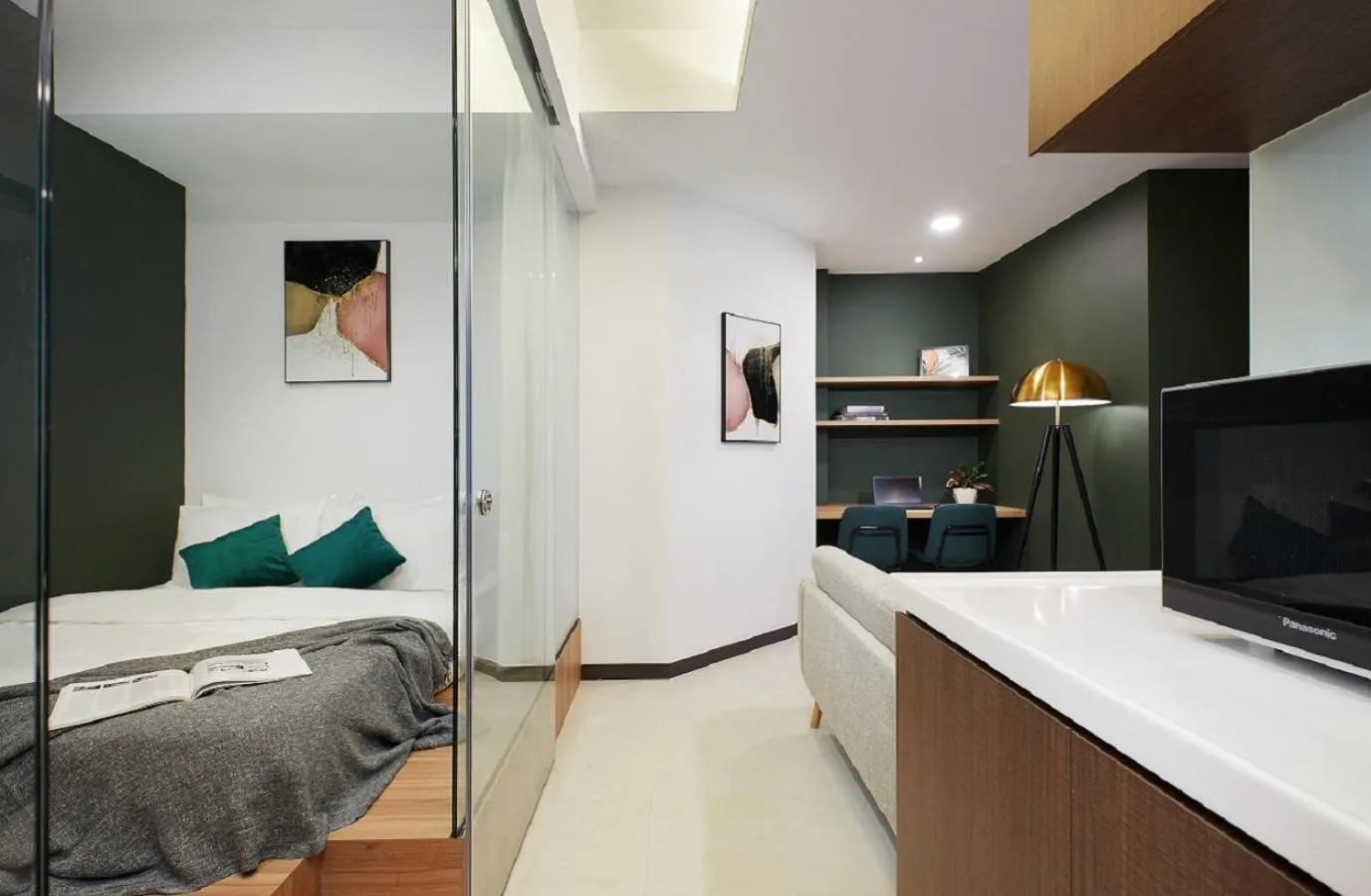 Bed in The Initial Residence