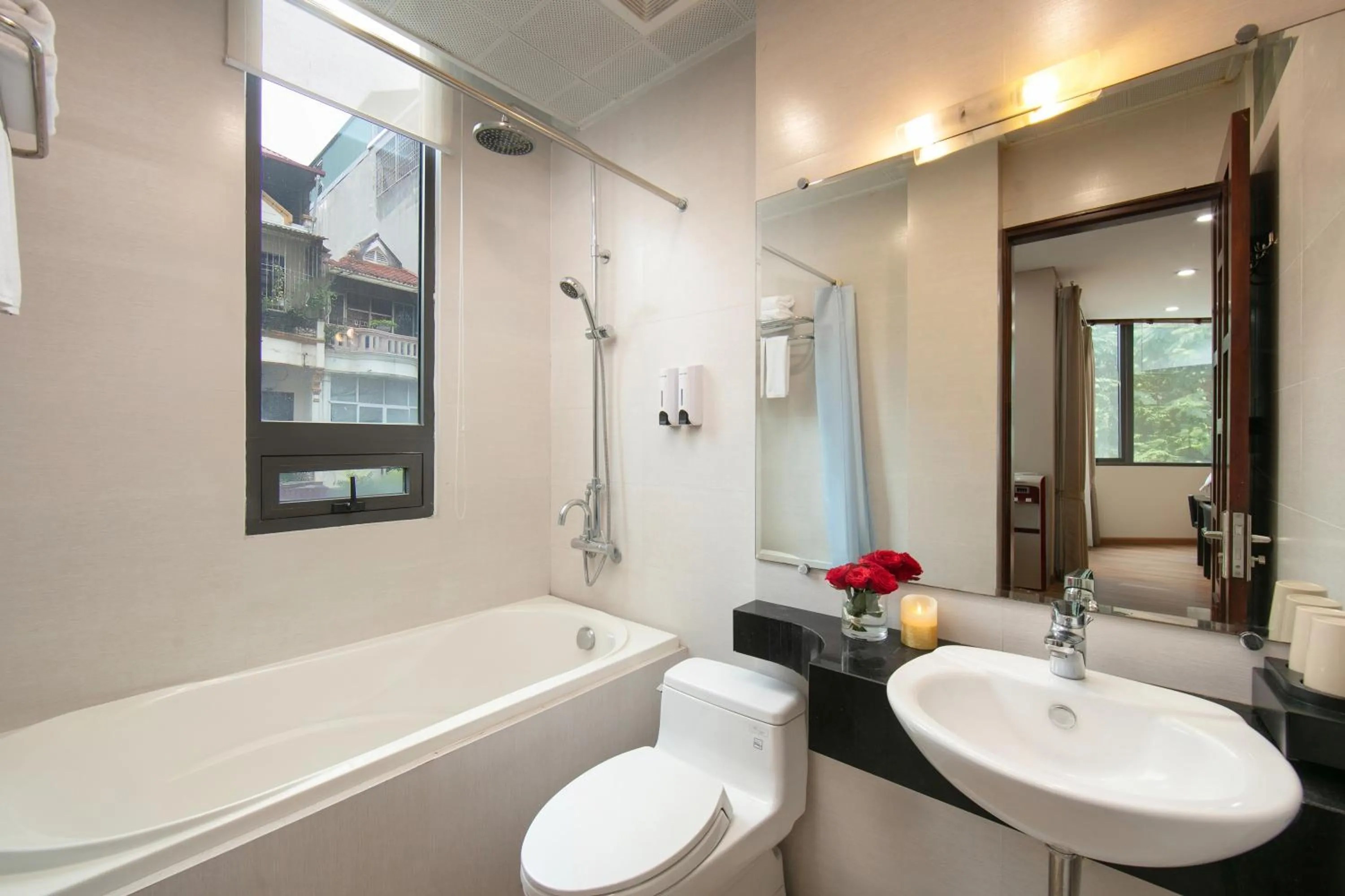 Shower in HB Serviced Apartment - 12 Trần Quý Kiên