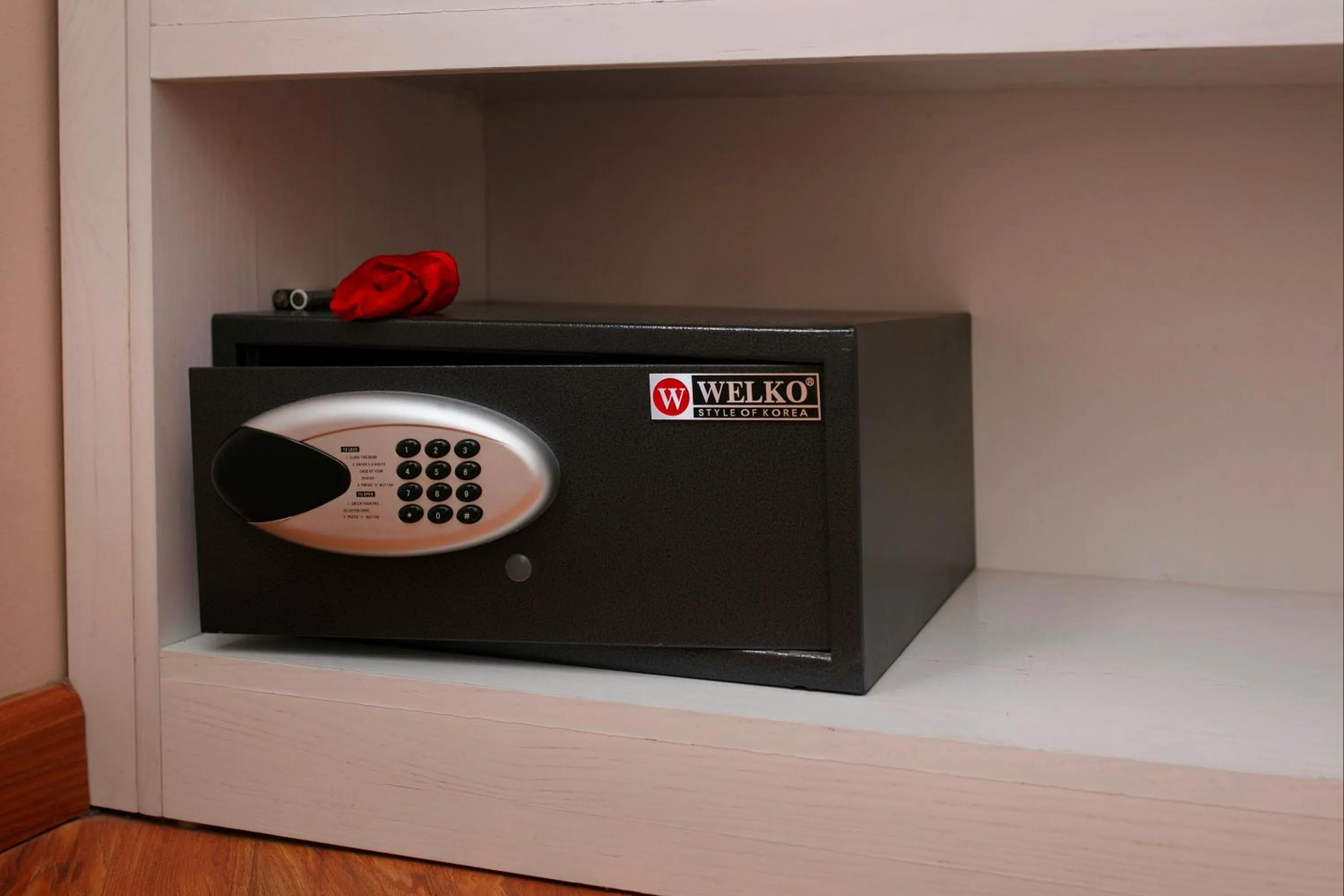 safe in HB Serviced Apartment - 12 Trần Quý Kiên