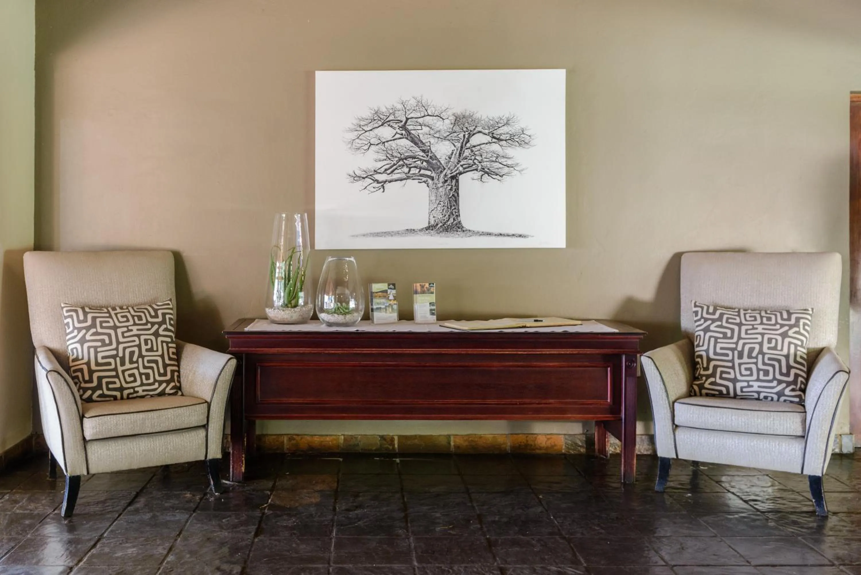 Lobby or reception in Mongena Private Game Lodge