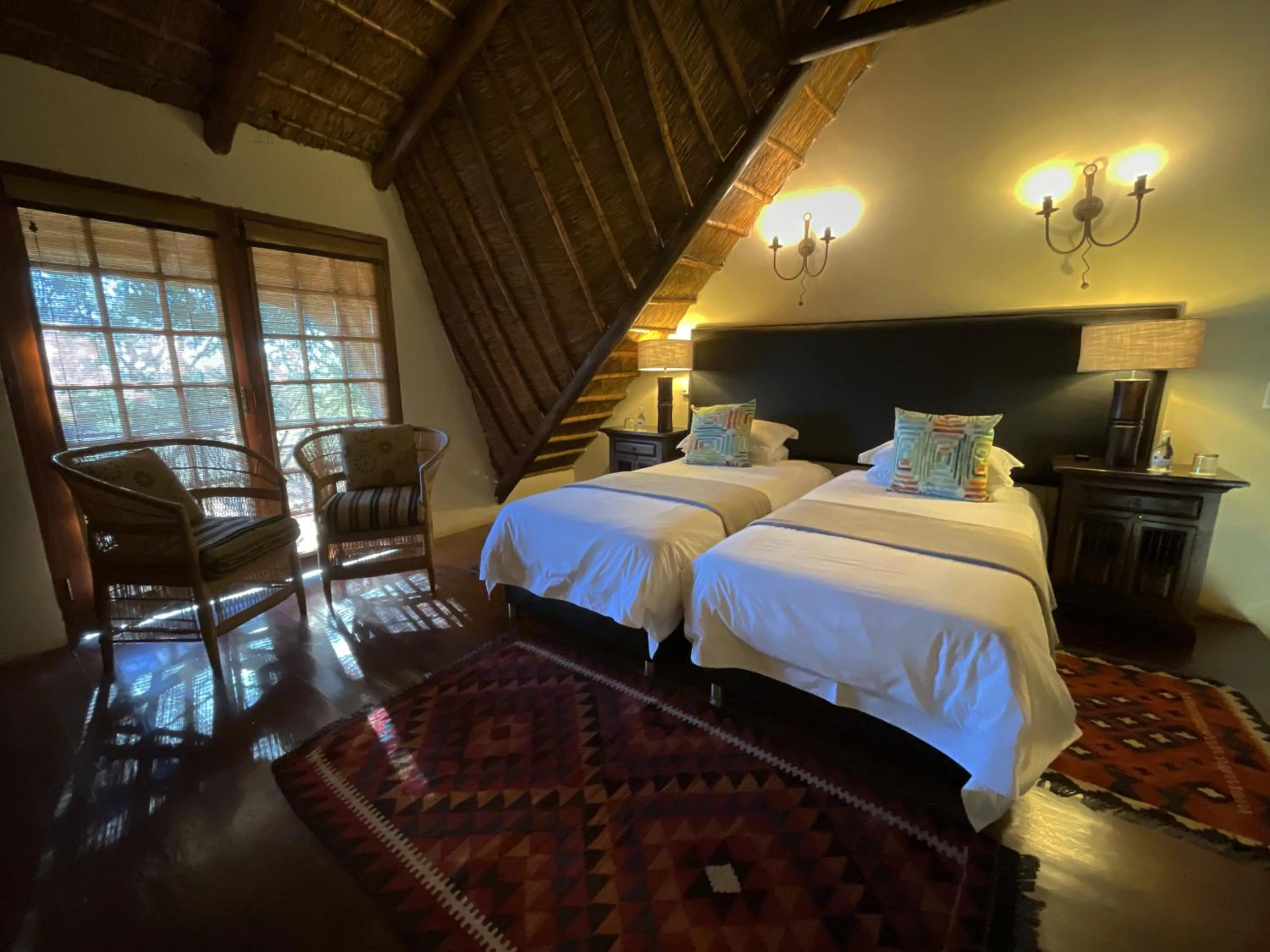 Bedroom, Bed in Mongena Private Game Lodge