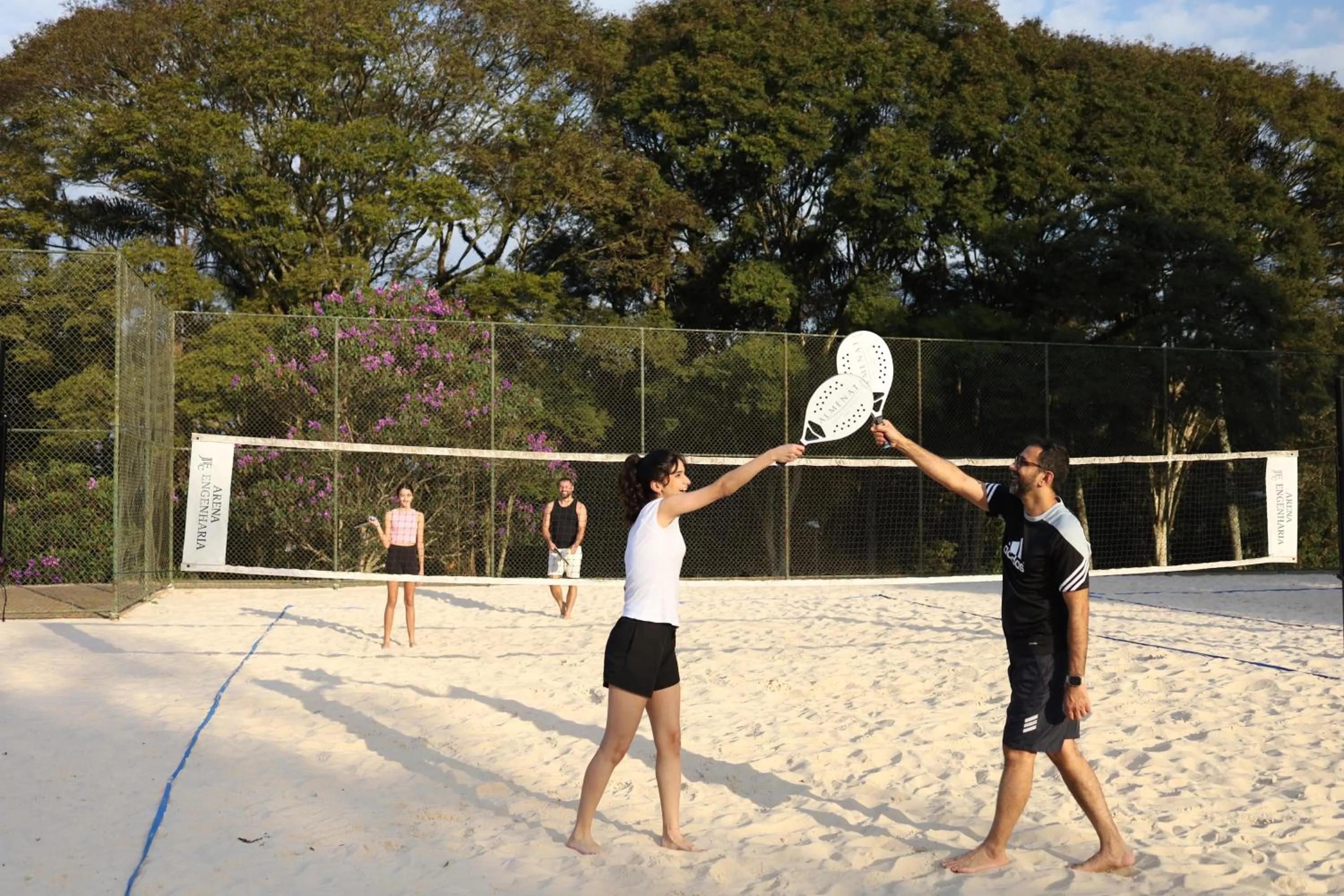 Tennis court in Almenat Embu Das Artes Sao Paulo, Tapestry Collection