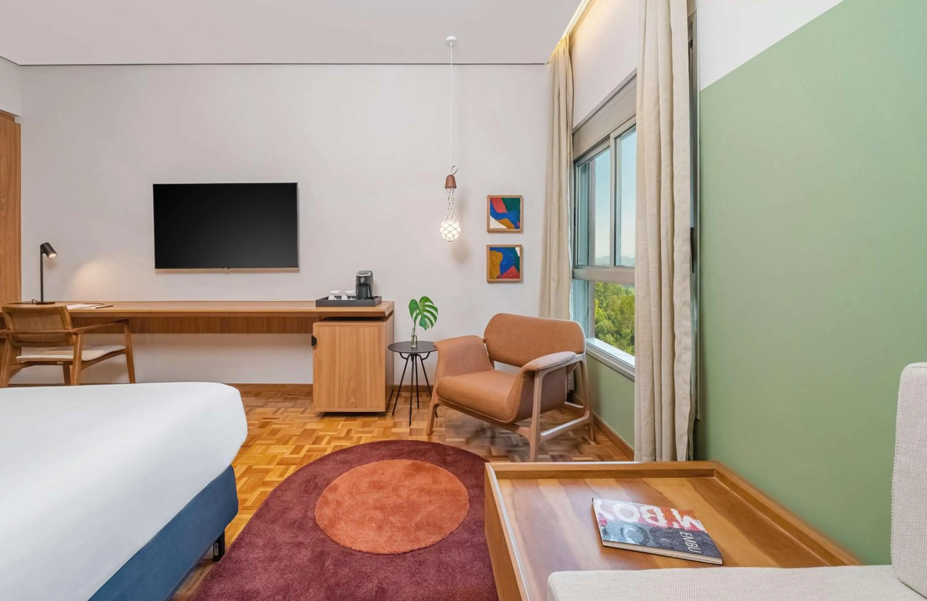 Bed in Almenat Embu Das Artes Sao Paulo, Tapestry Collection