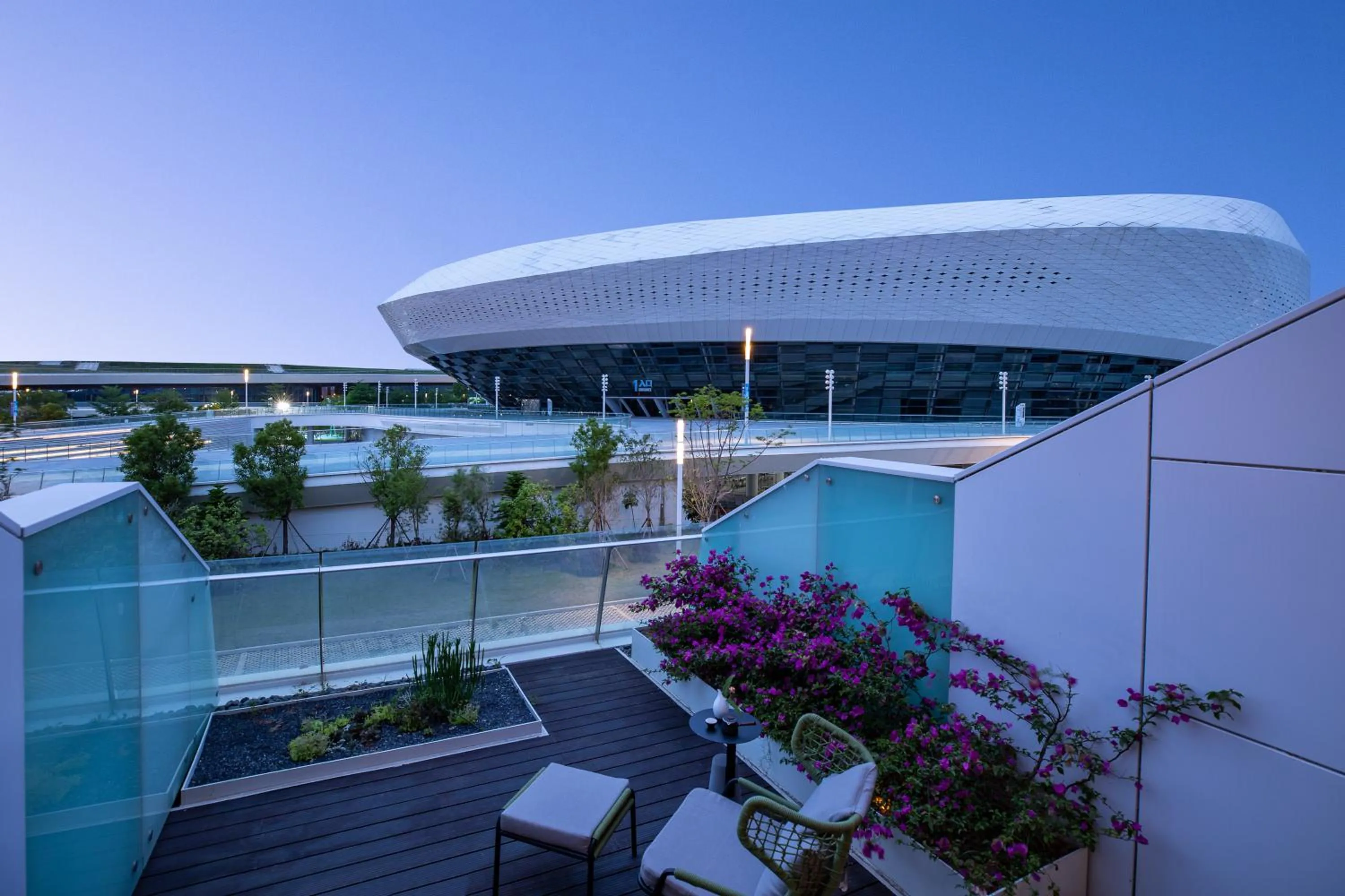 Balcony/Terrace in Wyndham Garden Jinjiang
