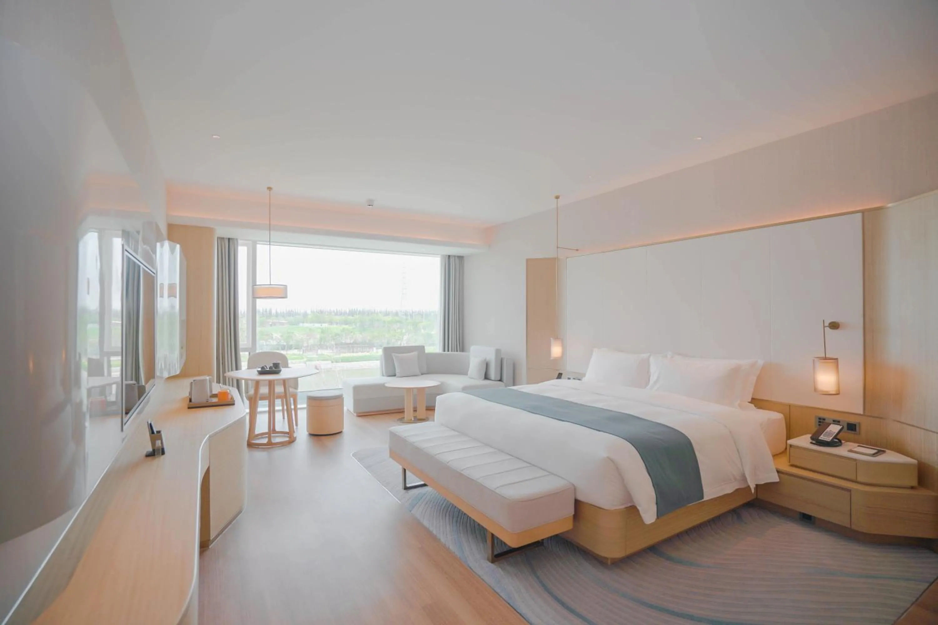 Bedroom, Bed in Wyndham Garden Jinjiang