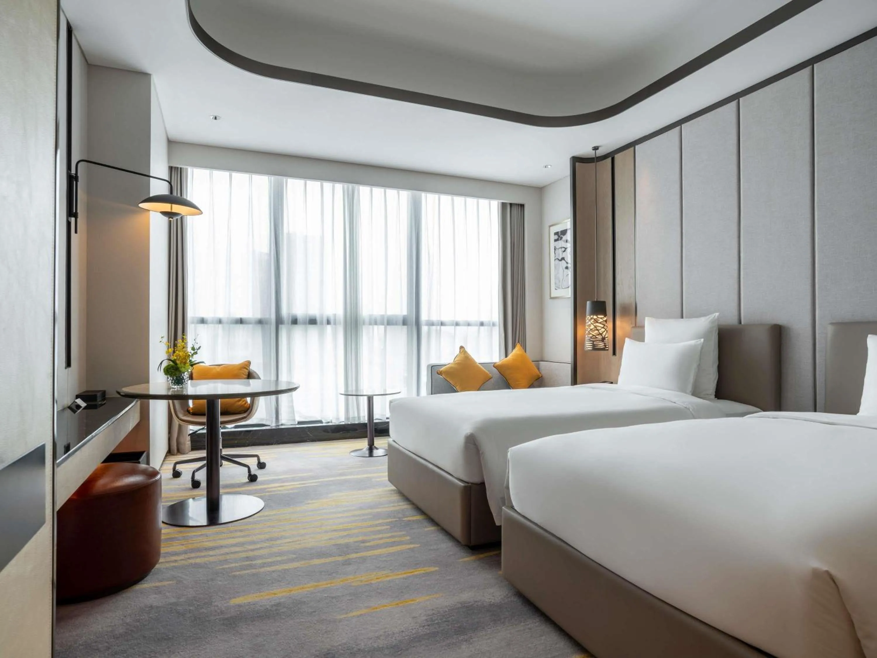 Bedroom, Bed in Pullman Suzhou Zhonghui