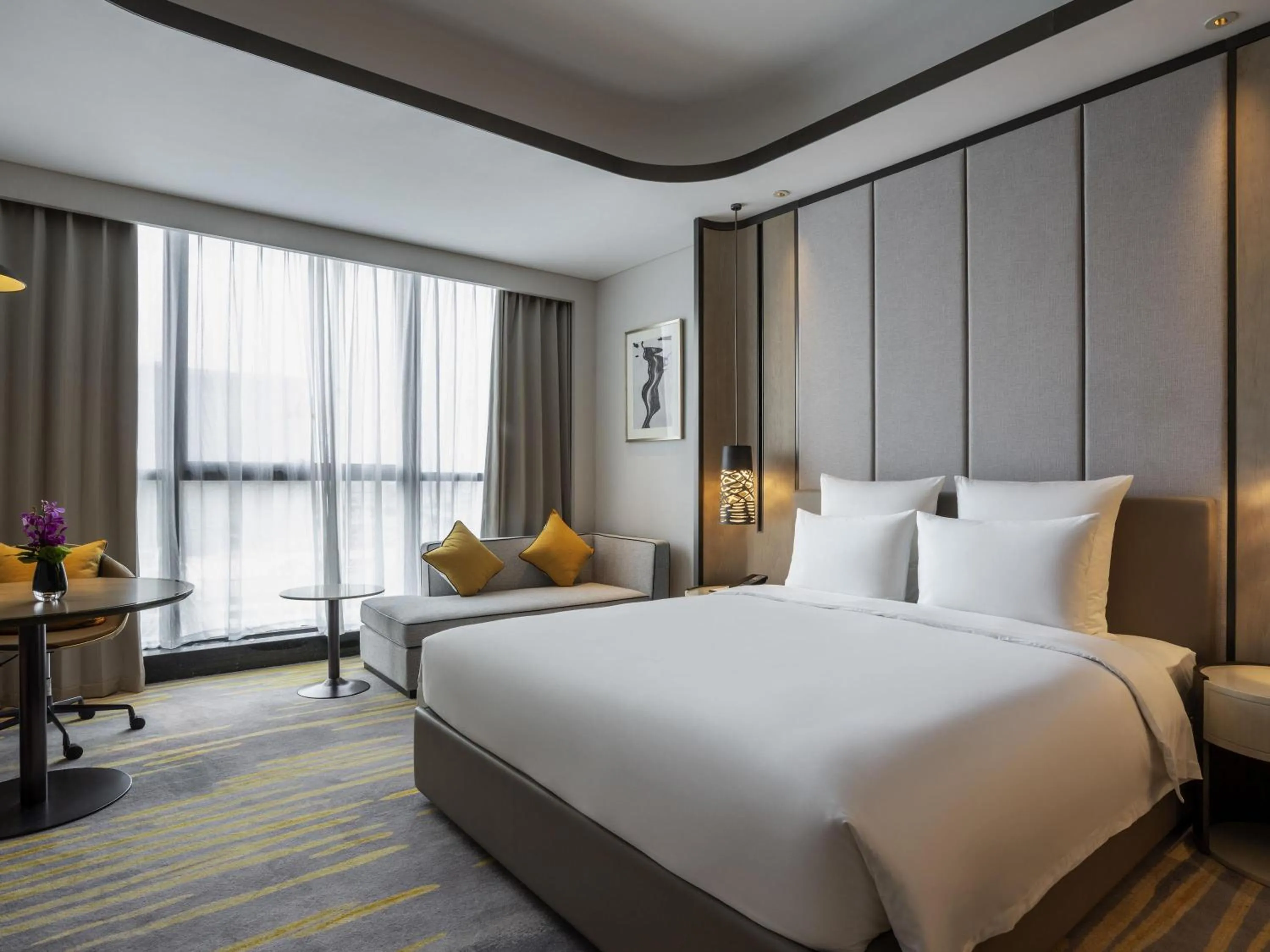 Bedroom, Bed in Pullman Suzhou Zhonghui