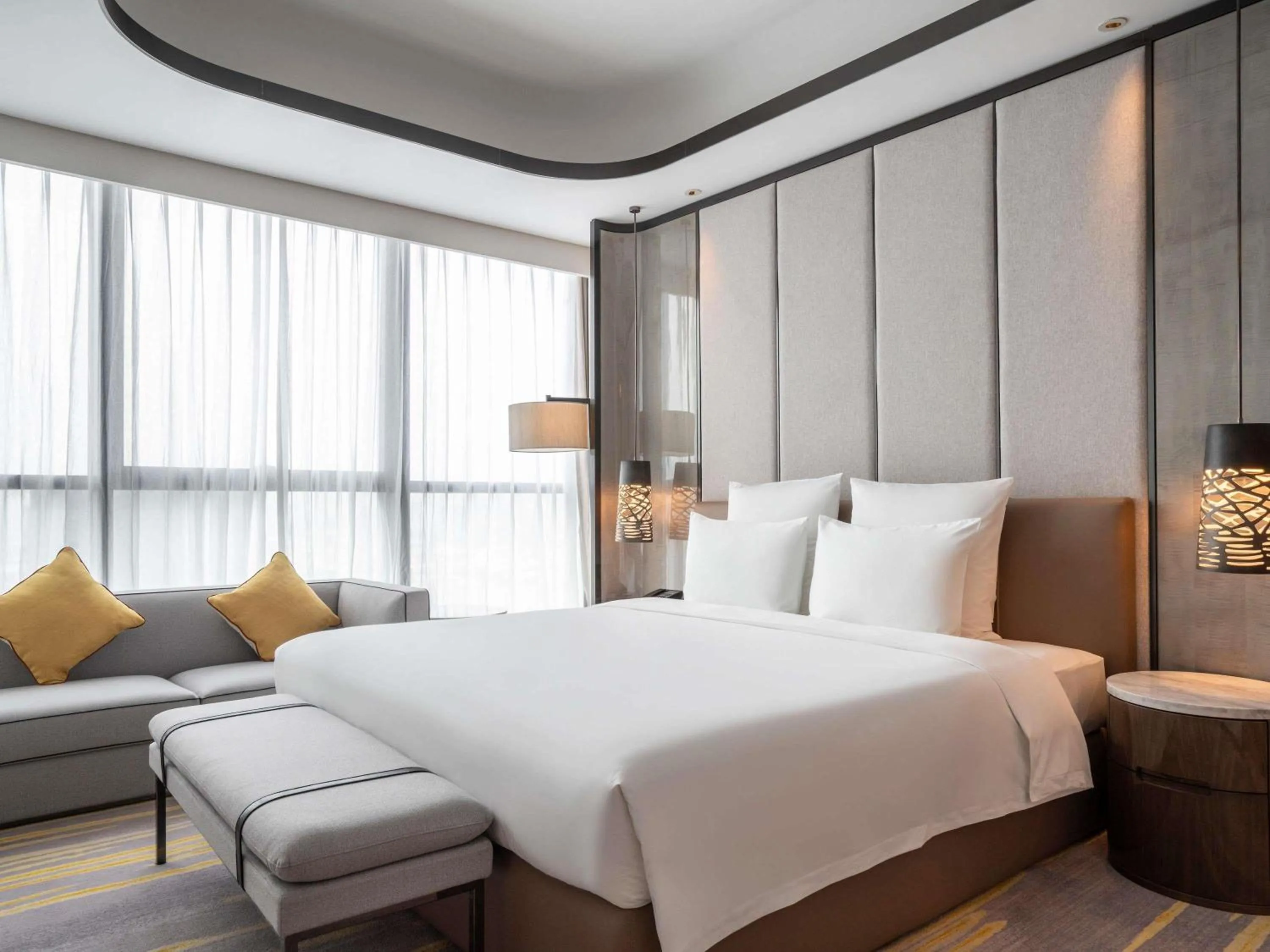 Bedroom, Bed in Pullman Suzhou Zhonghui