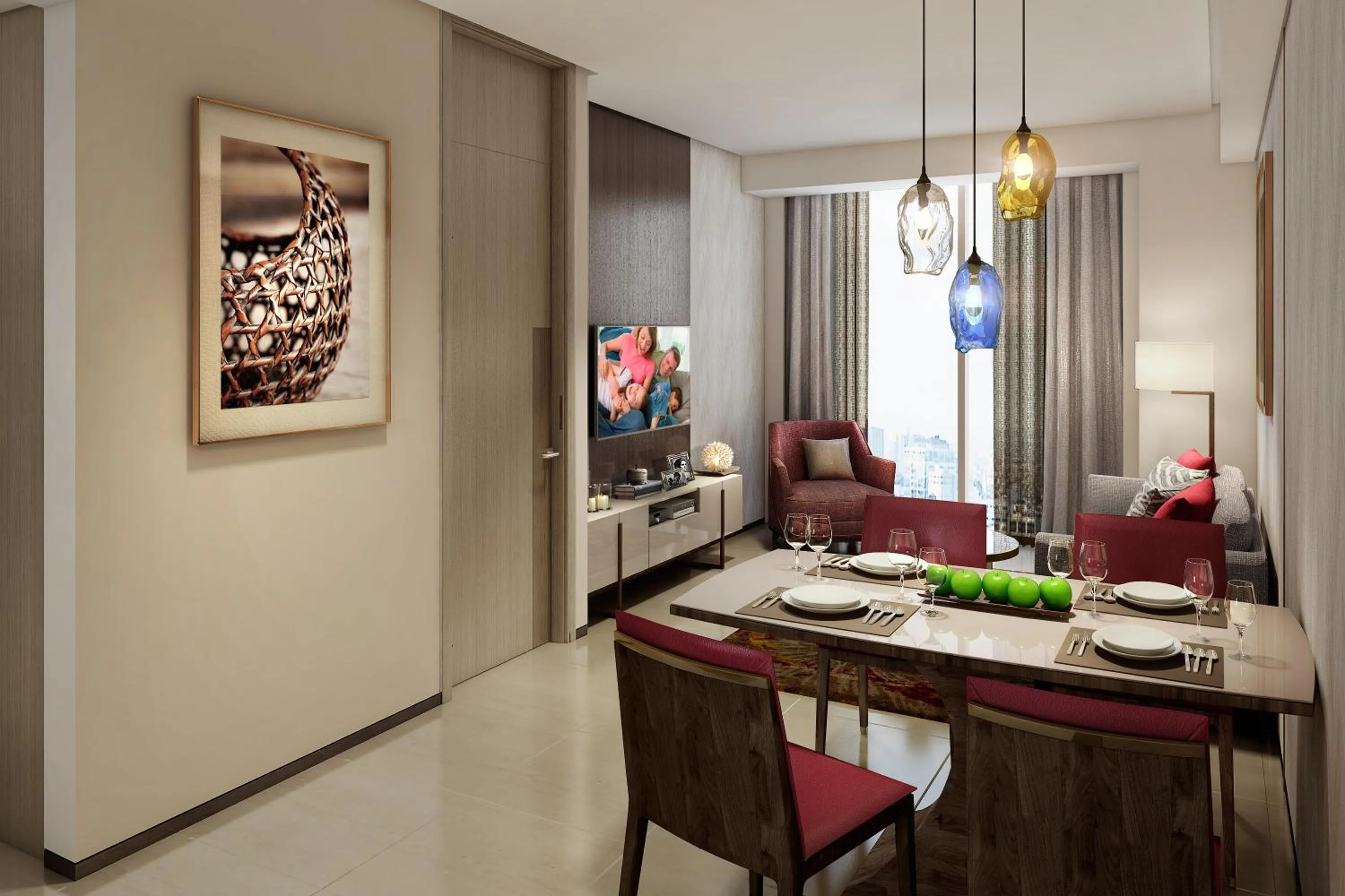 Living room in Somerset Central Salcedo Makati