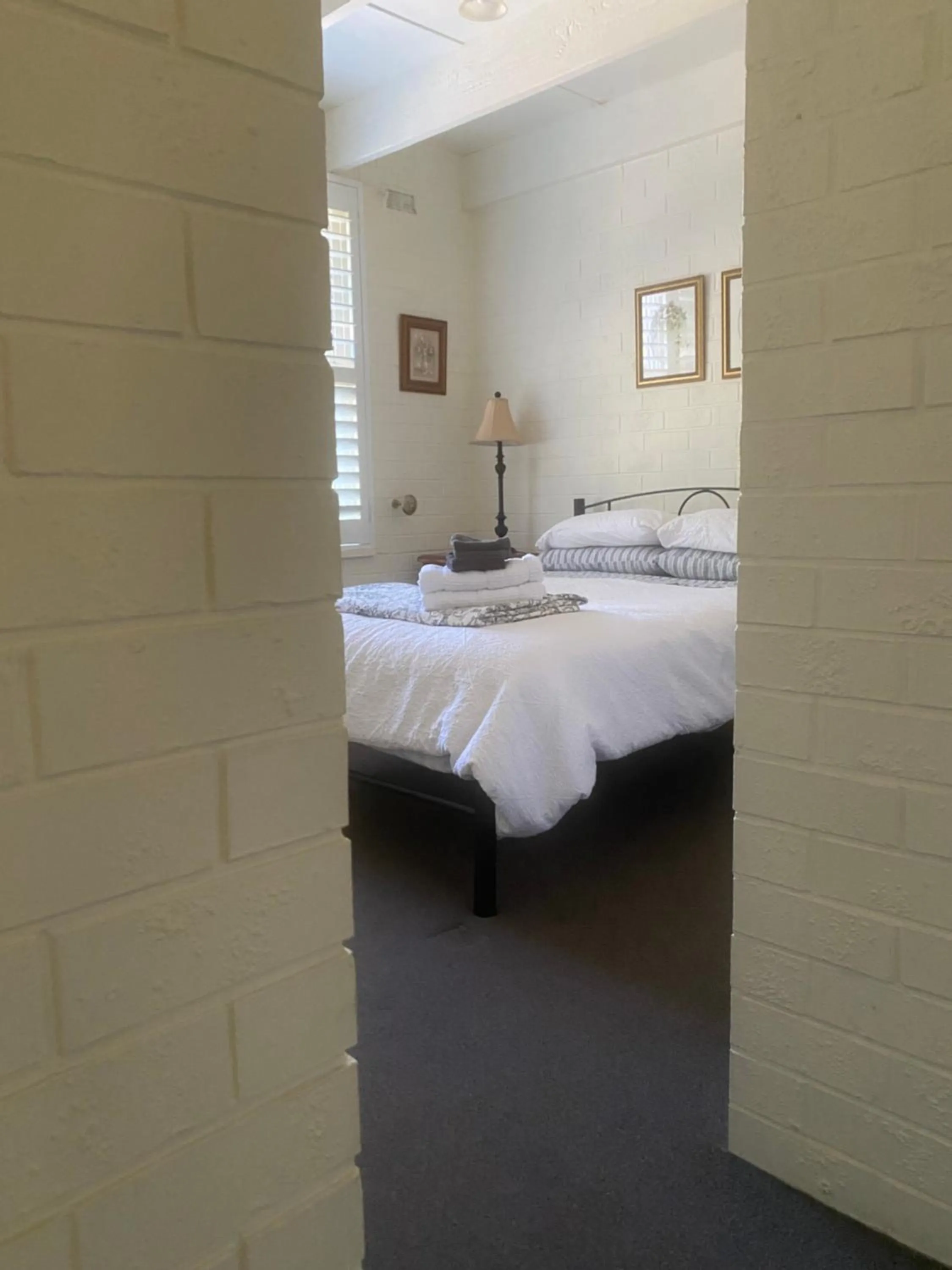 Bed in The Old Butter Factory at Springhurst Estate