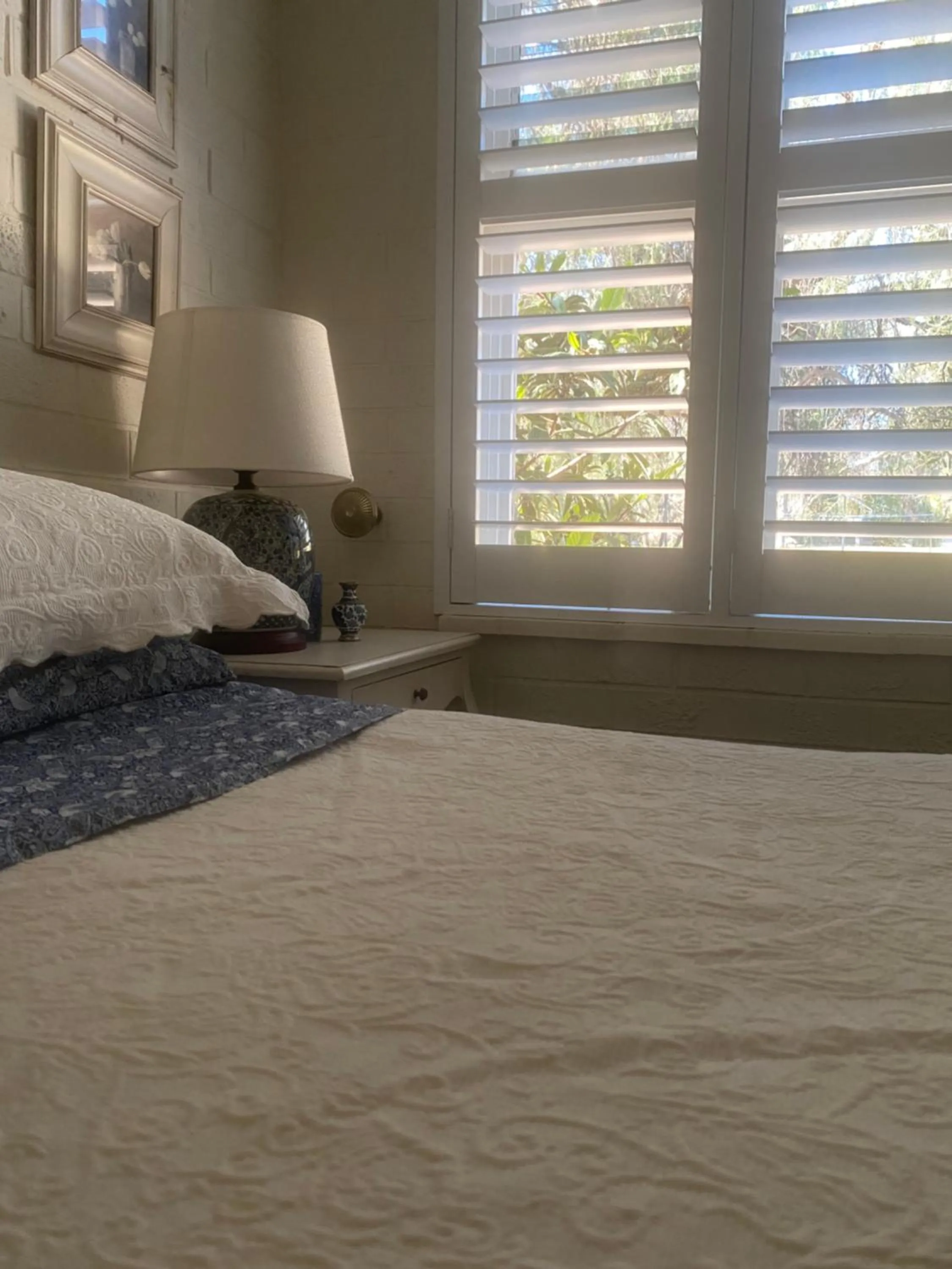 Bed in The Old Butter Factory at Springhurst Estate