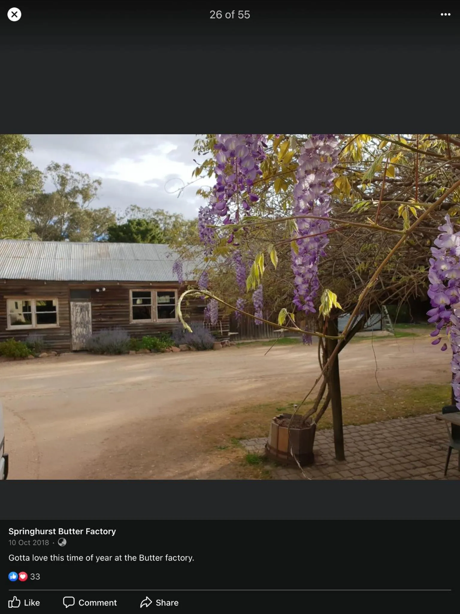 The Old Butter Factory at Springhurst Estate