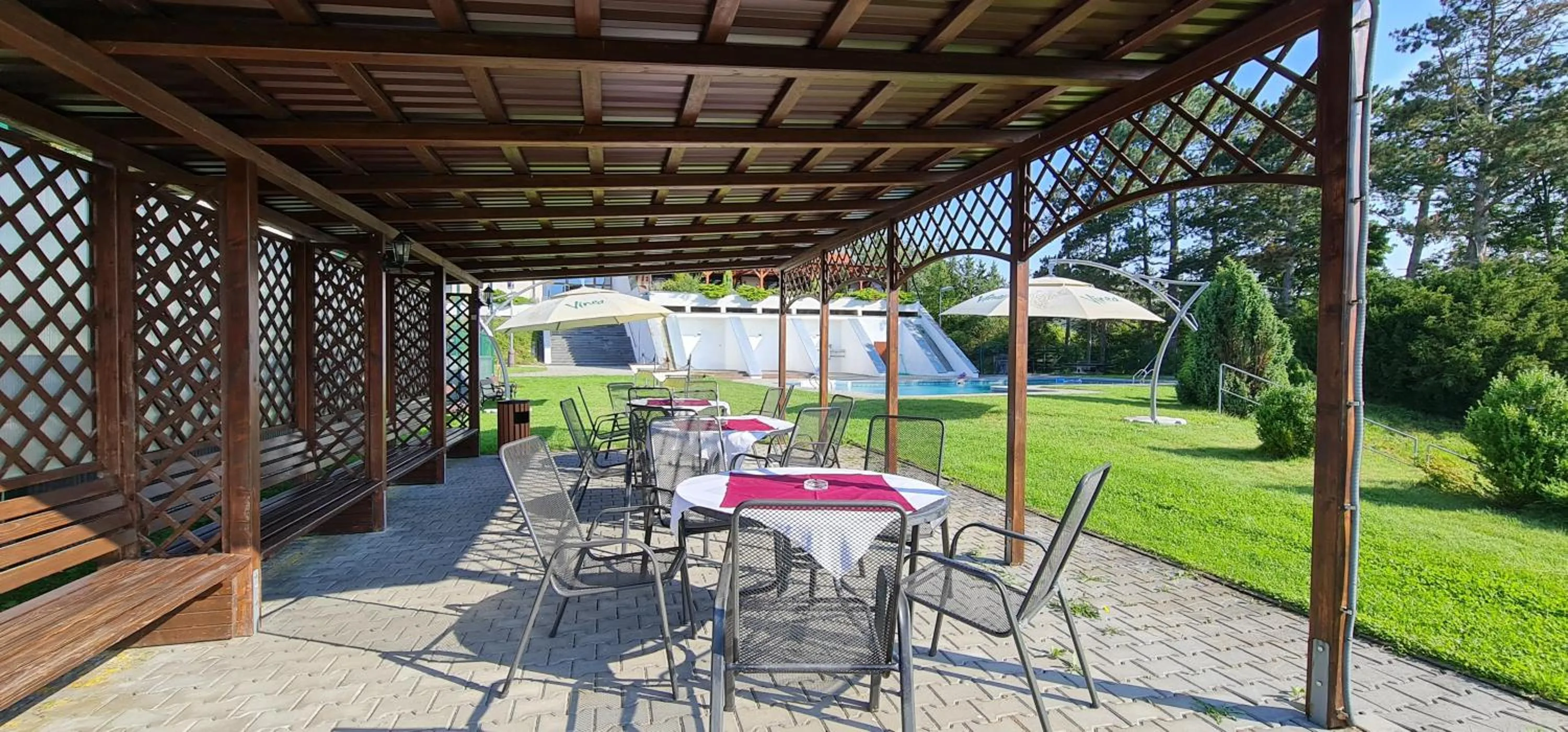 Seating area in Hotel Berounka