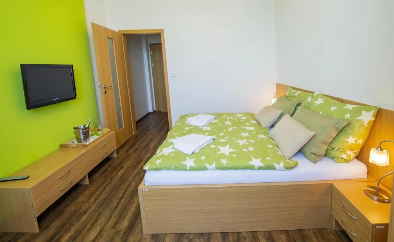 Bed in Hotel Berounka