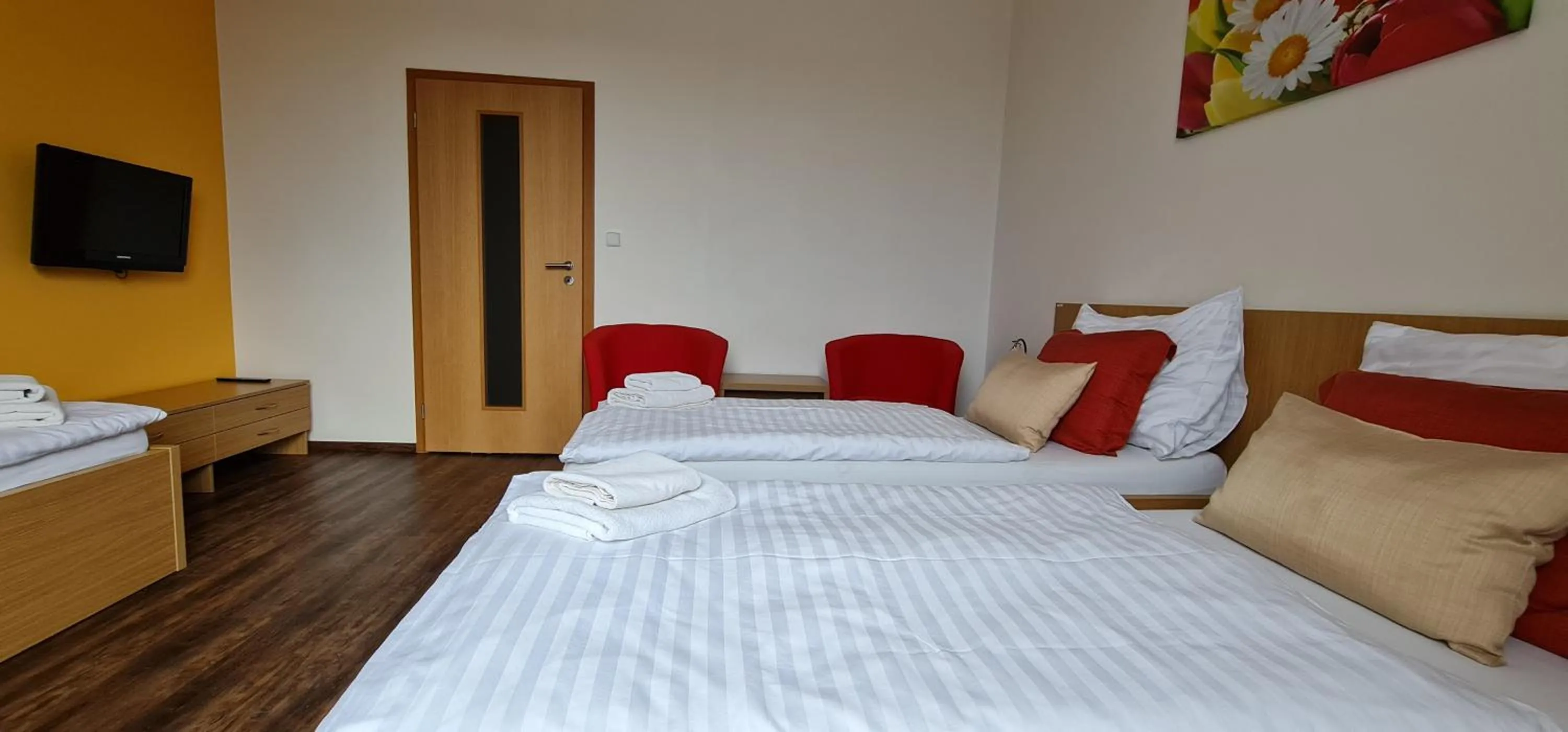 Bed in Hotel Berounka