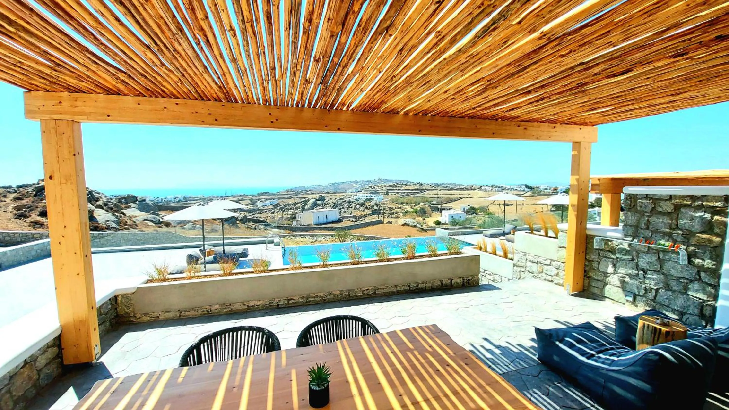 View (from property/room) in Privilege houses Mykonos