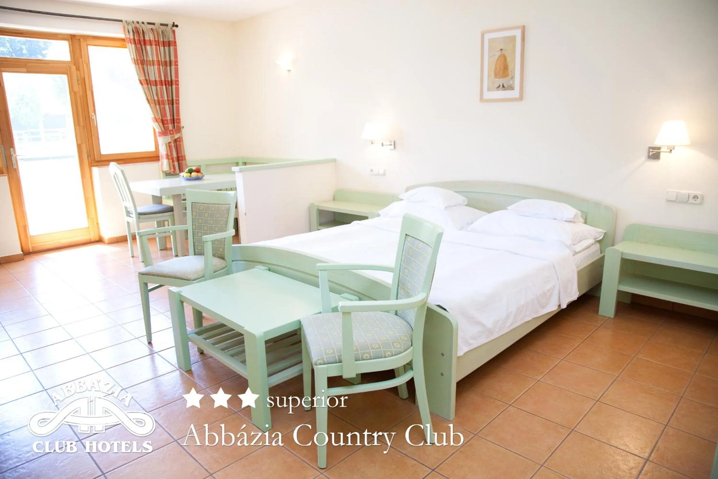 Decorative detail, Bed in Abbazia Country Club