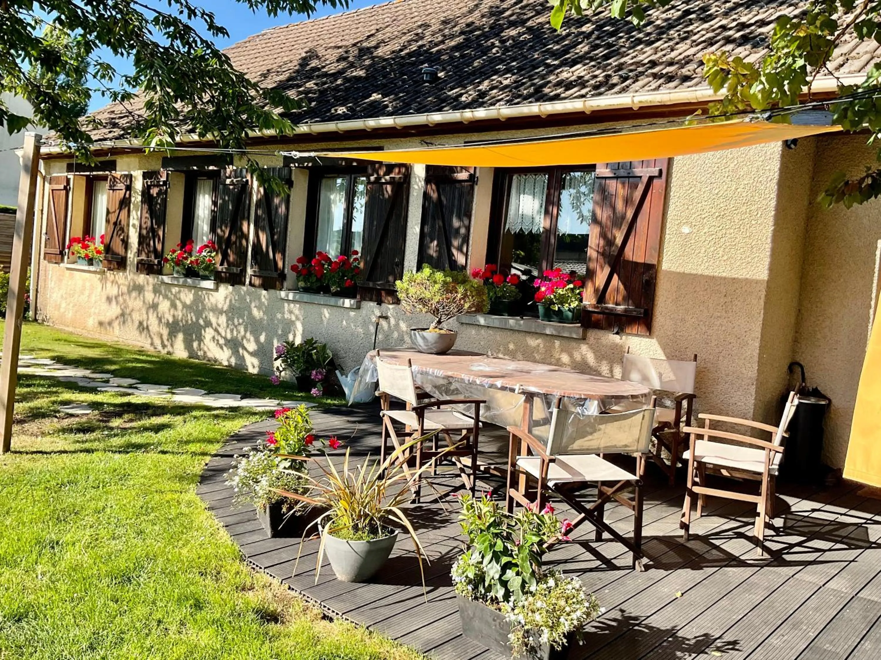 Garden in Chambres tout confort du Tilleul