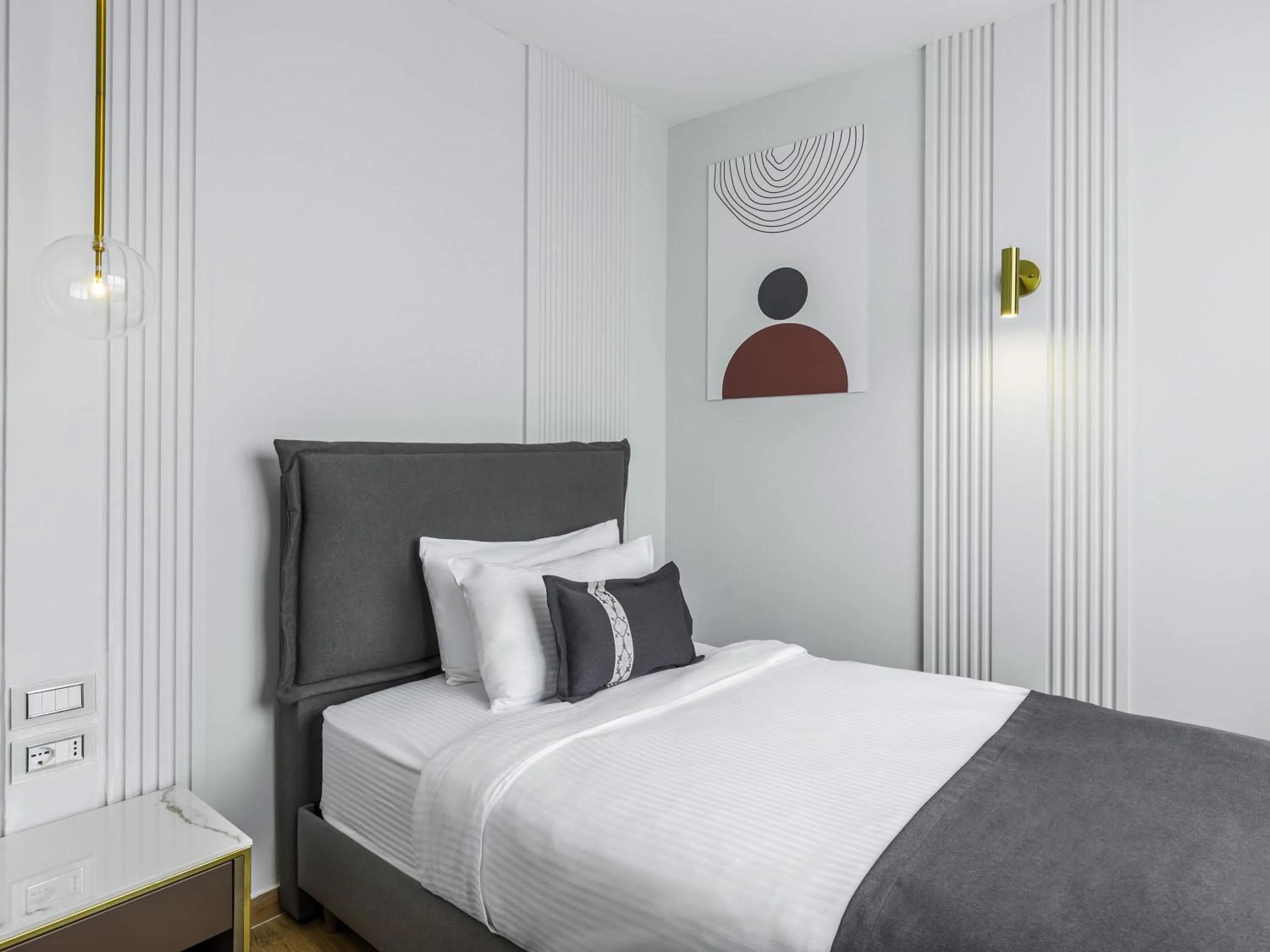 Bedroom, Bed in Mövenpick Hotel Lalez Durres