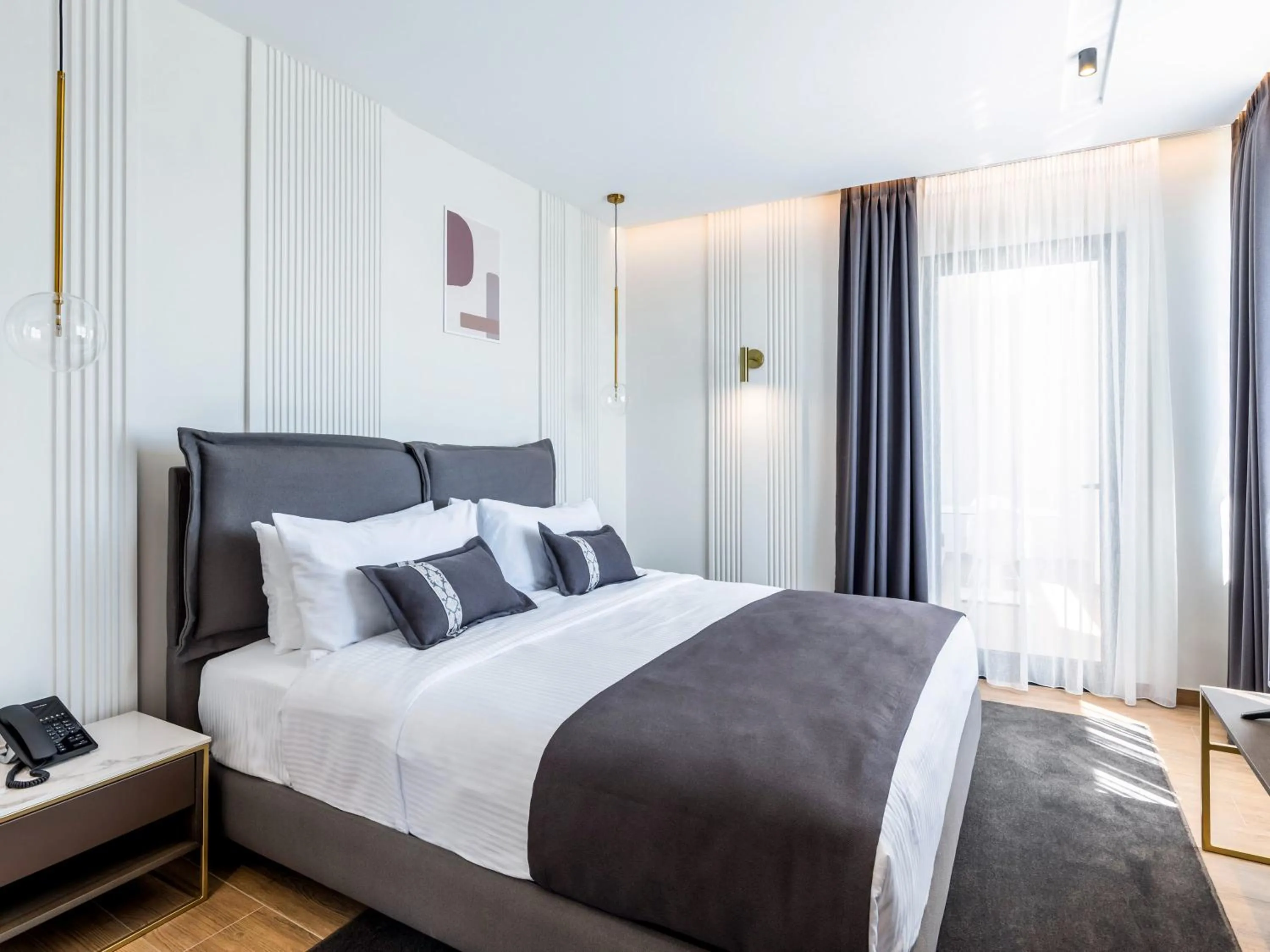 Bed in Mövenpick Hotel Lalez Durres