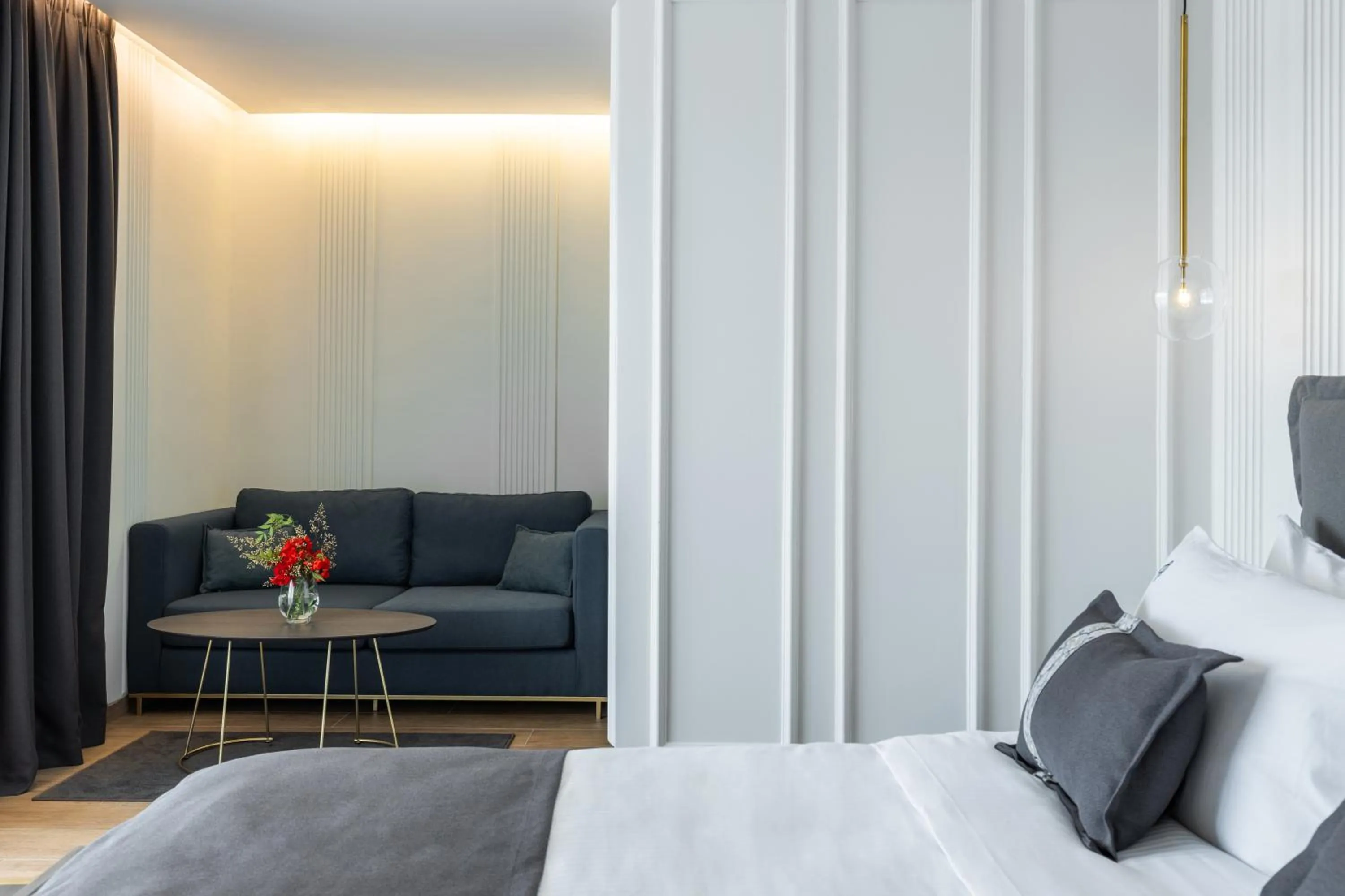 Seating area, Bed in Mövenpick Hotel Lalez Durres