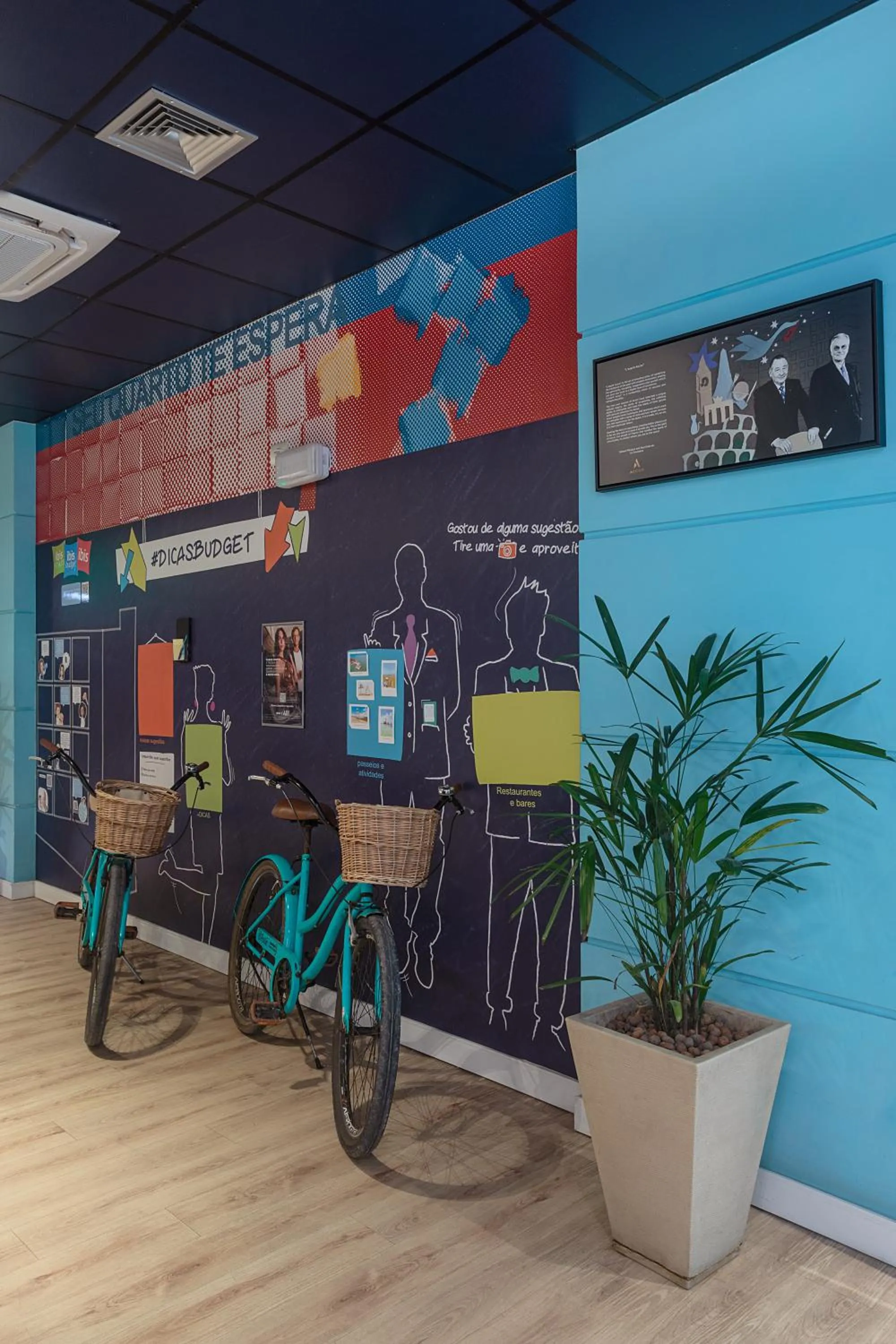 Lobby or reception in ibis budget Maceió Pajuçara