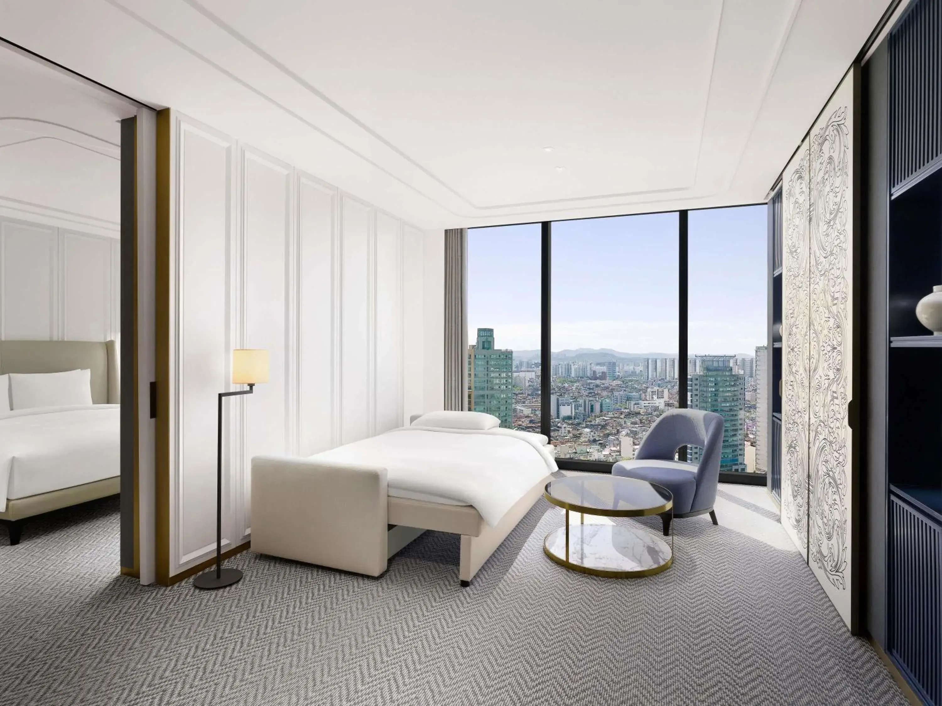 Prestige Family King Suite with Sofa Bed and Lake View in Sofitel Ambassador Seoul Hotel & Serviced Residences Prestige Family King Suite with Sofa Bed and Lake View in Sofitel Ambassador Seoul Hotel & Serviced Residences