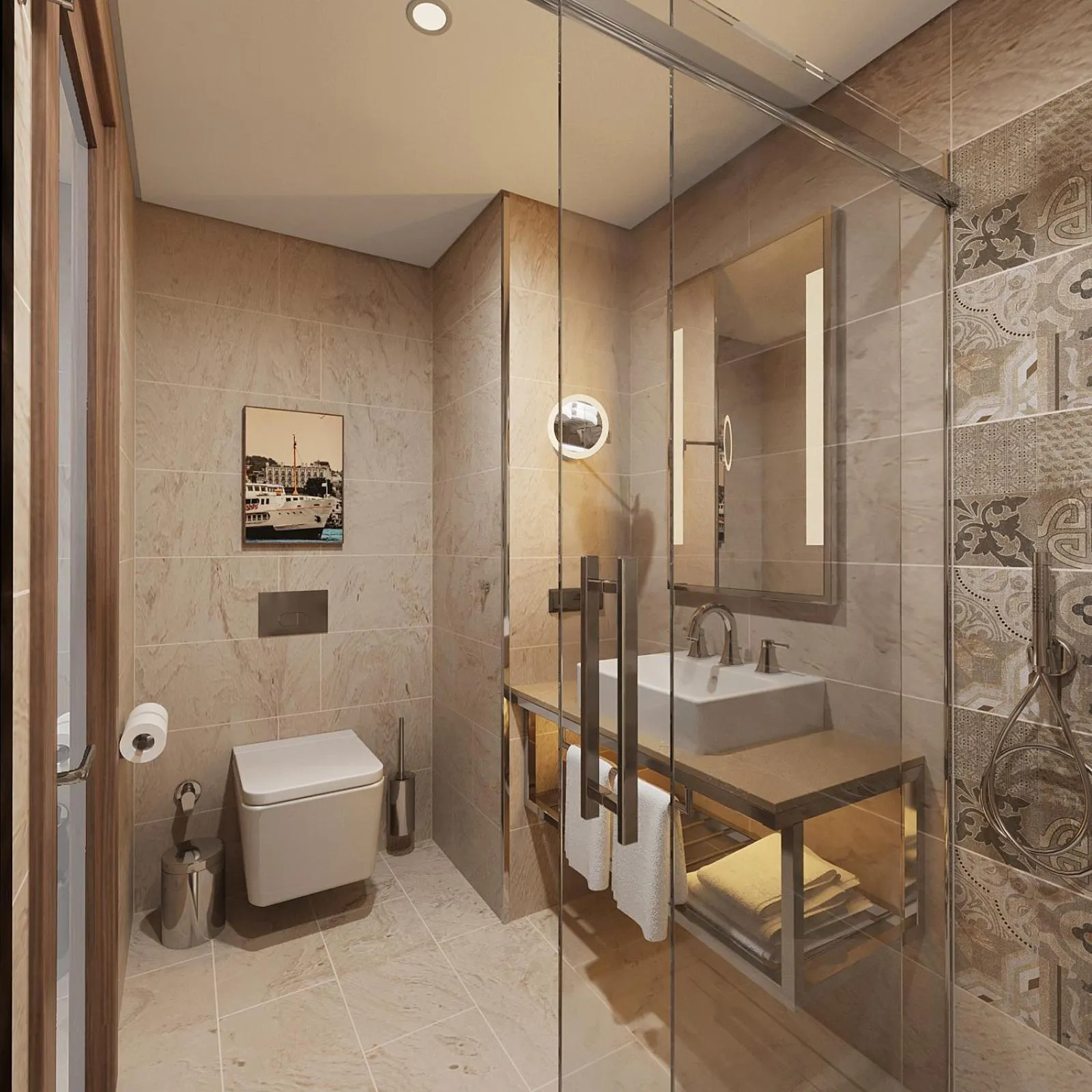 Bathroom in Mövenpick Hotel Istanbul Asia Airport