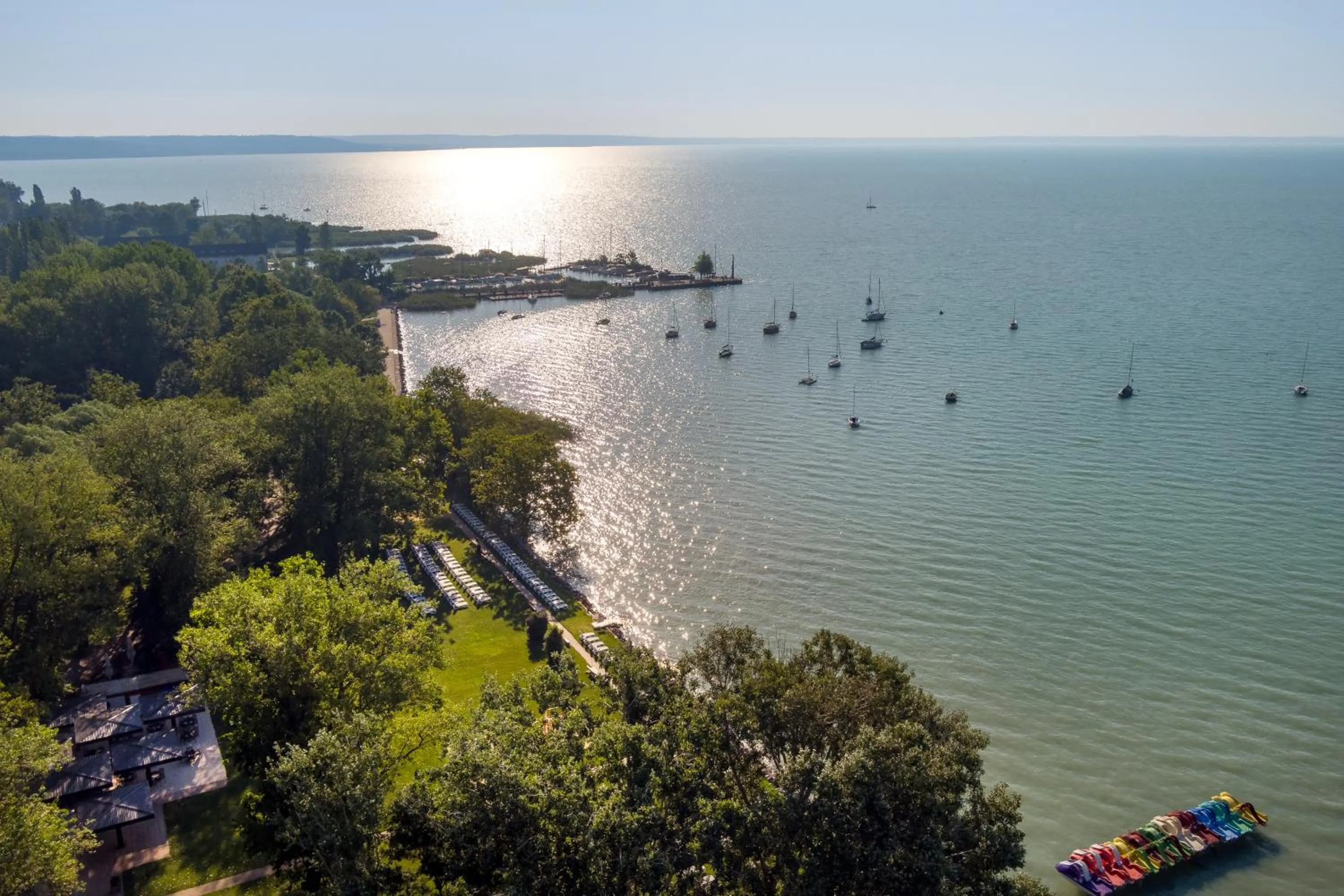 Beach in Hunguest Hotel Bál Resort