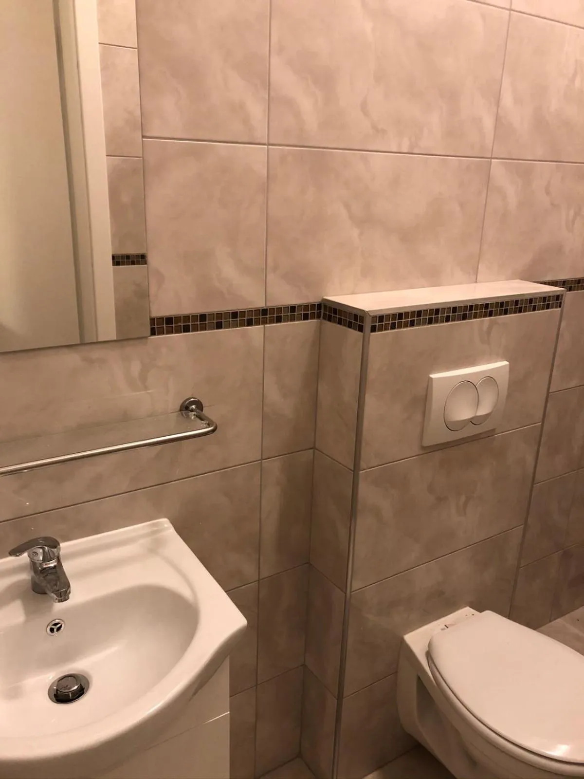 Bathroom in Omega Apartments Budapest