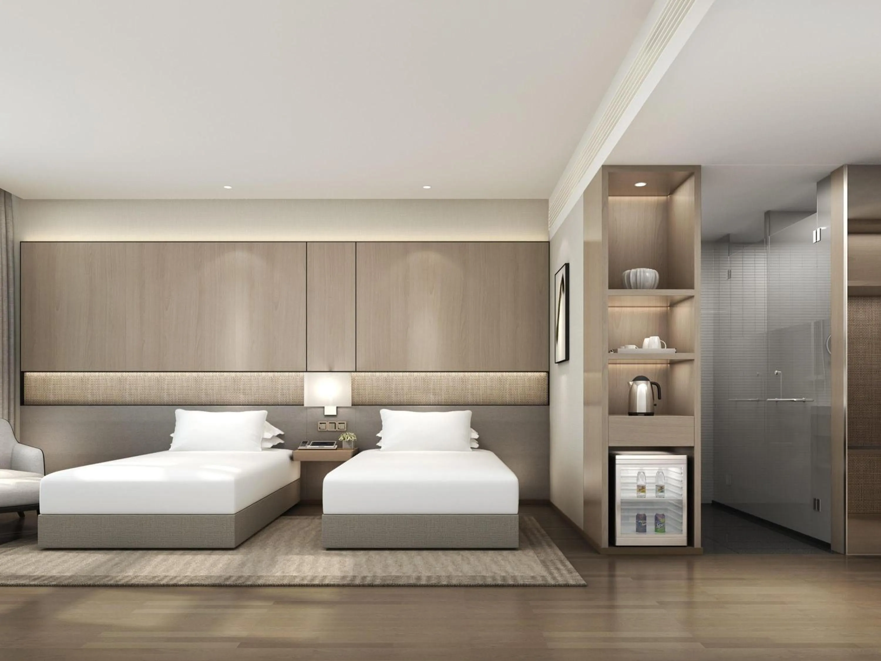 Bedroom, Bed in Novotel Shanghai Qingpu Excellence